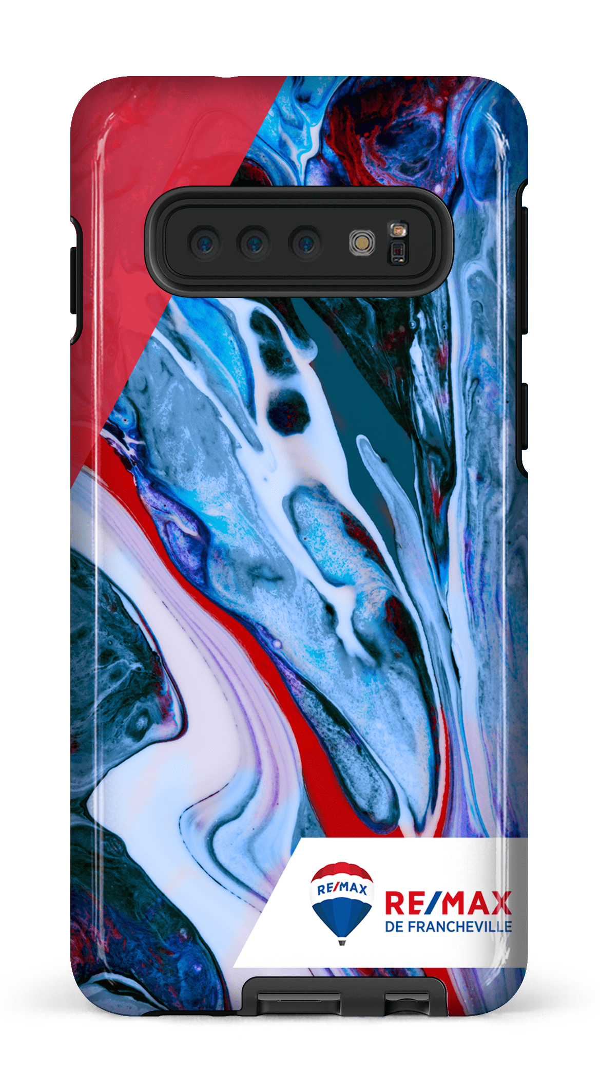 Galaxy S10 Tough Peinture marbrée claire de Francheville -