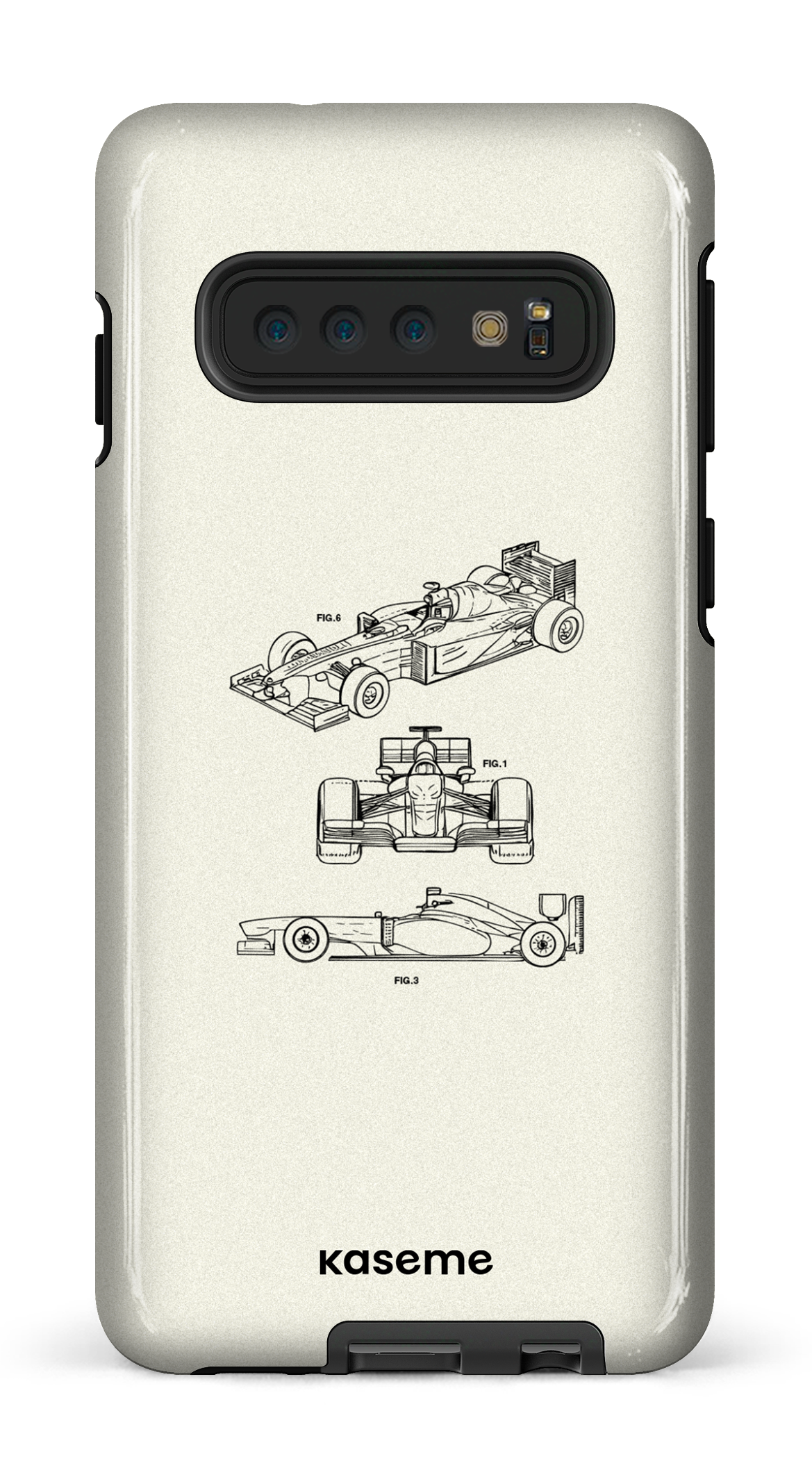 Galaxy S10 Tough Sport Car White -