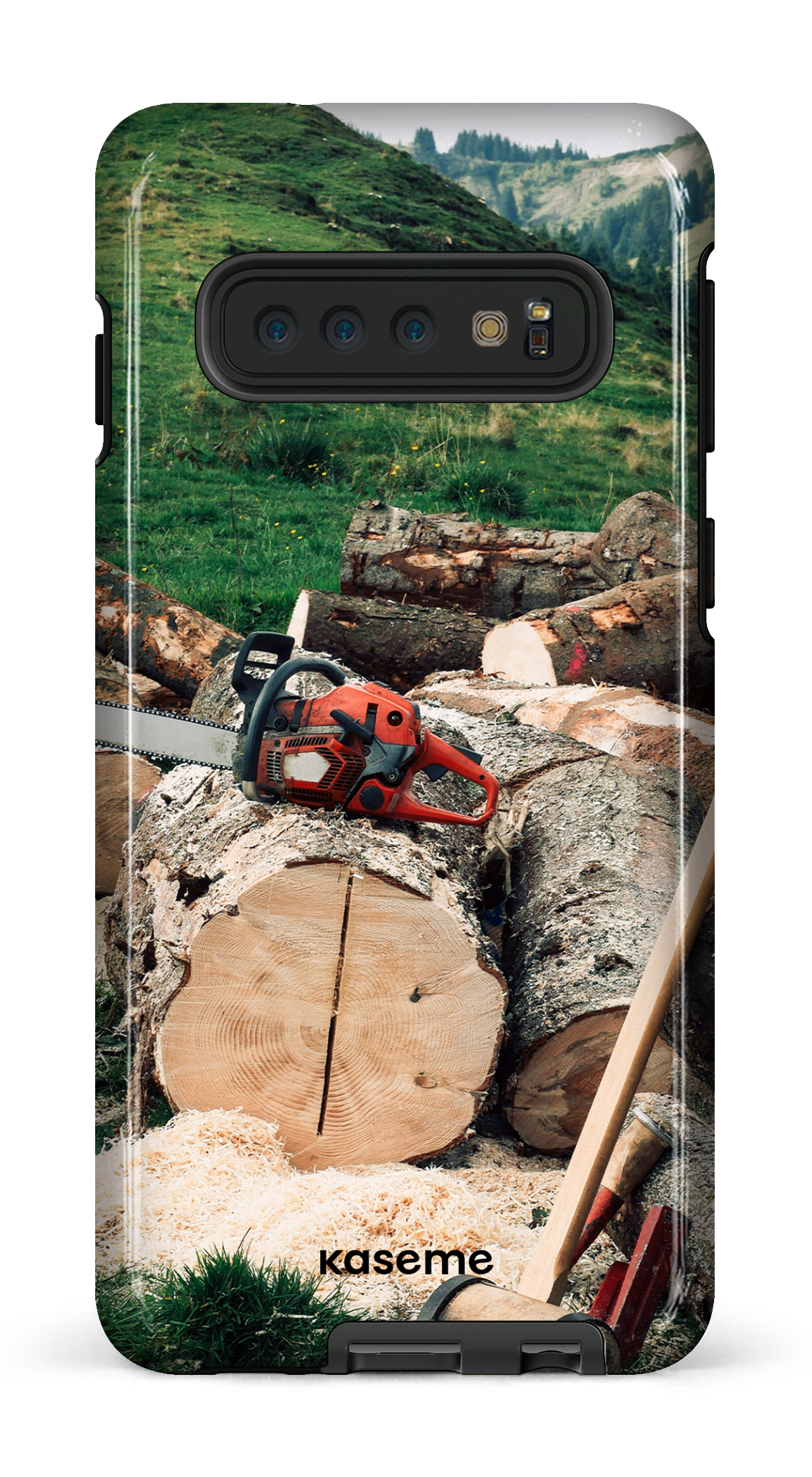 Galaxy S10 Tough Timber Cut -