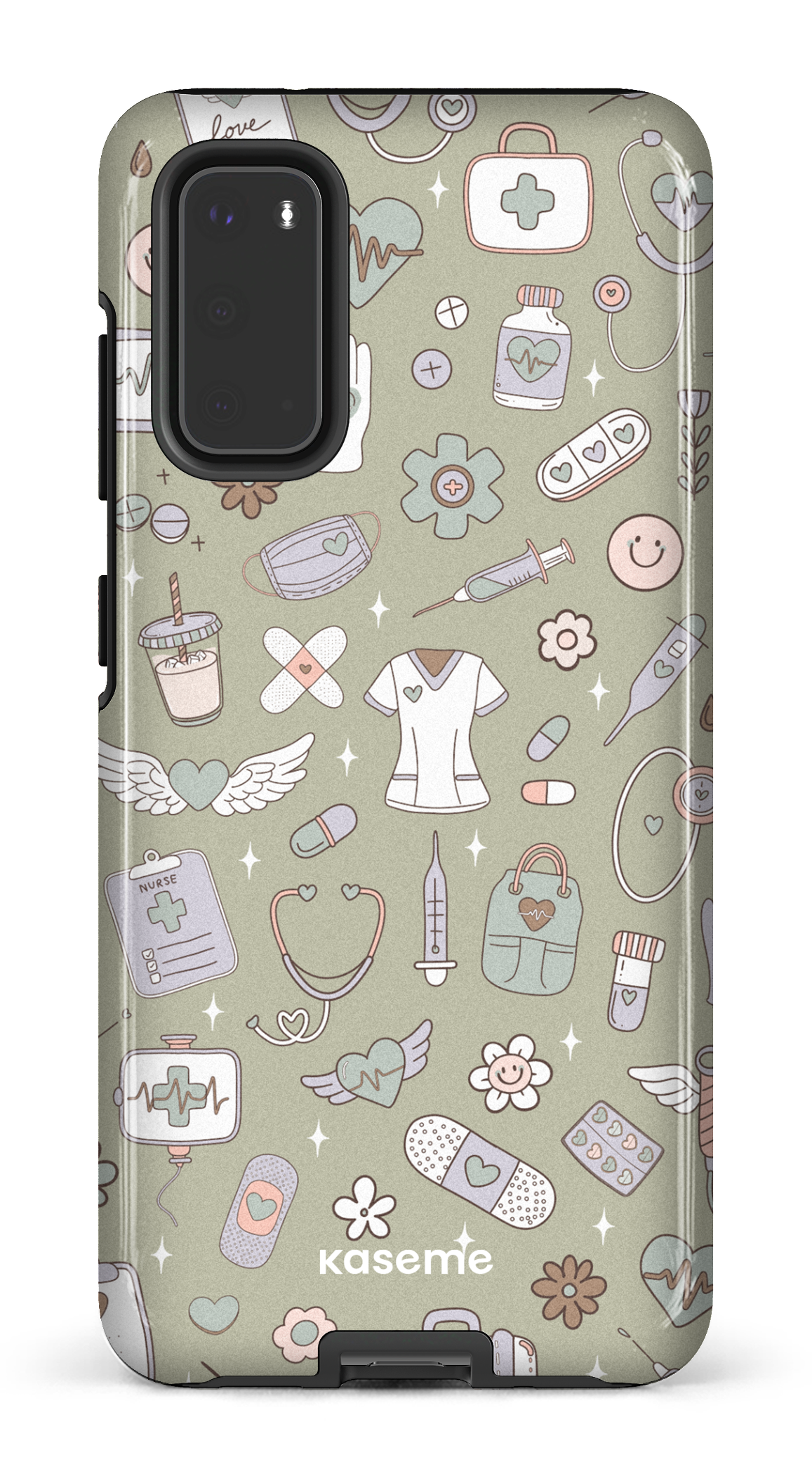 Galaxy S20 Tough Code Green -