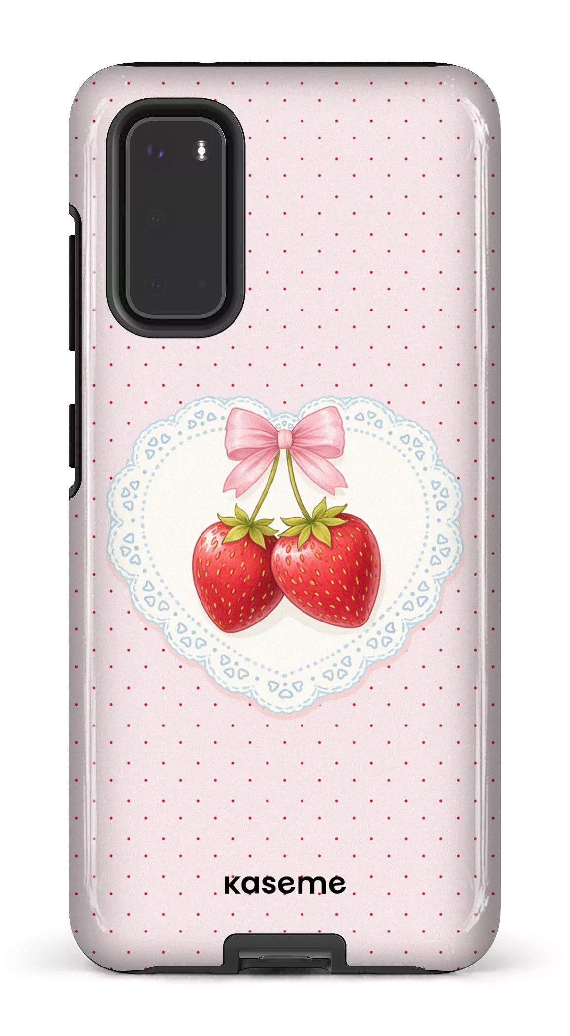 Galaxy S20 Tough Fresa Lace Pink -