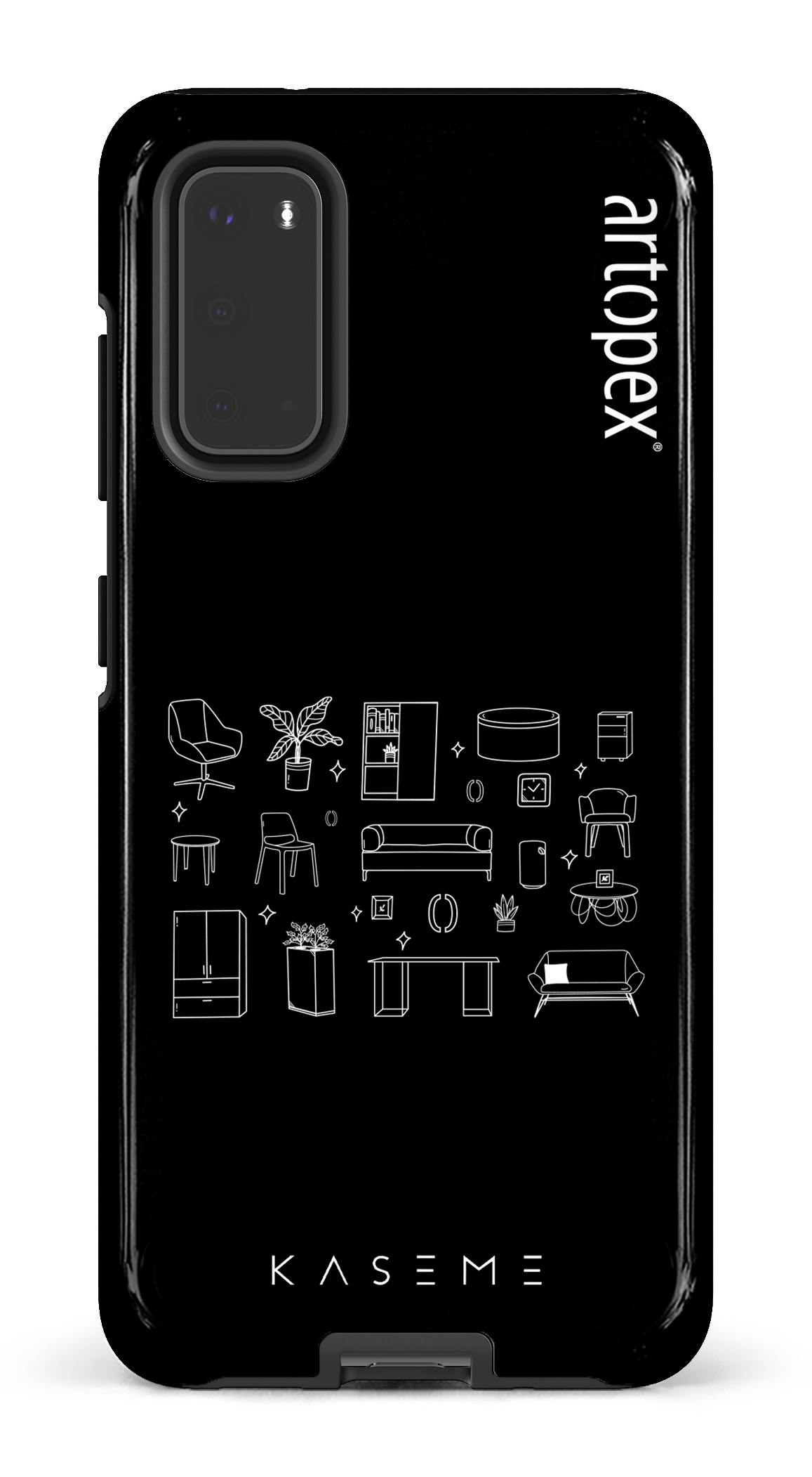 Galaxy S20 Tough L'essentiel noir par Artopex -