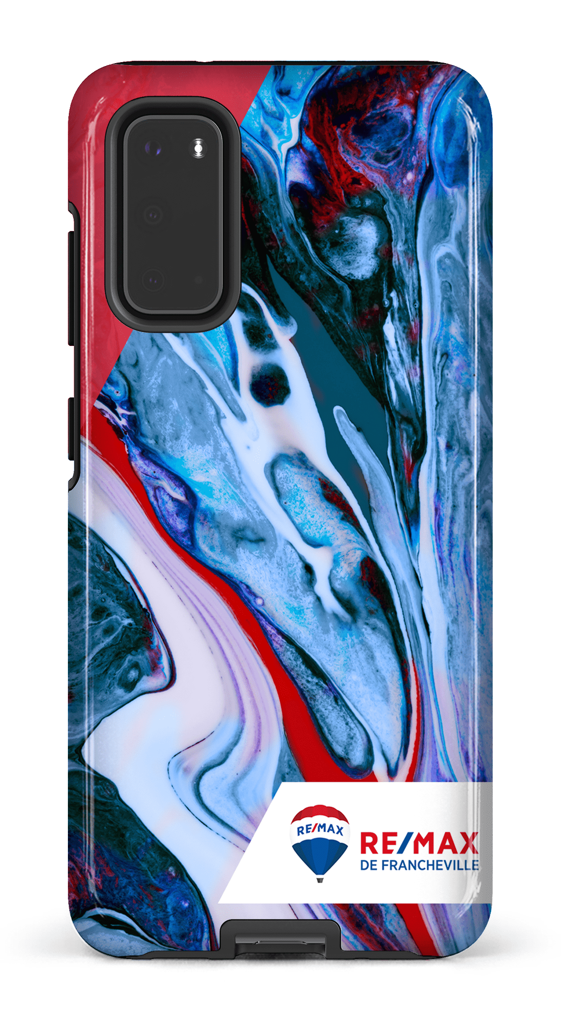 Galaxy S20 Tough Peinture marbrée claire de Francheville -