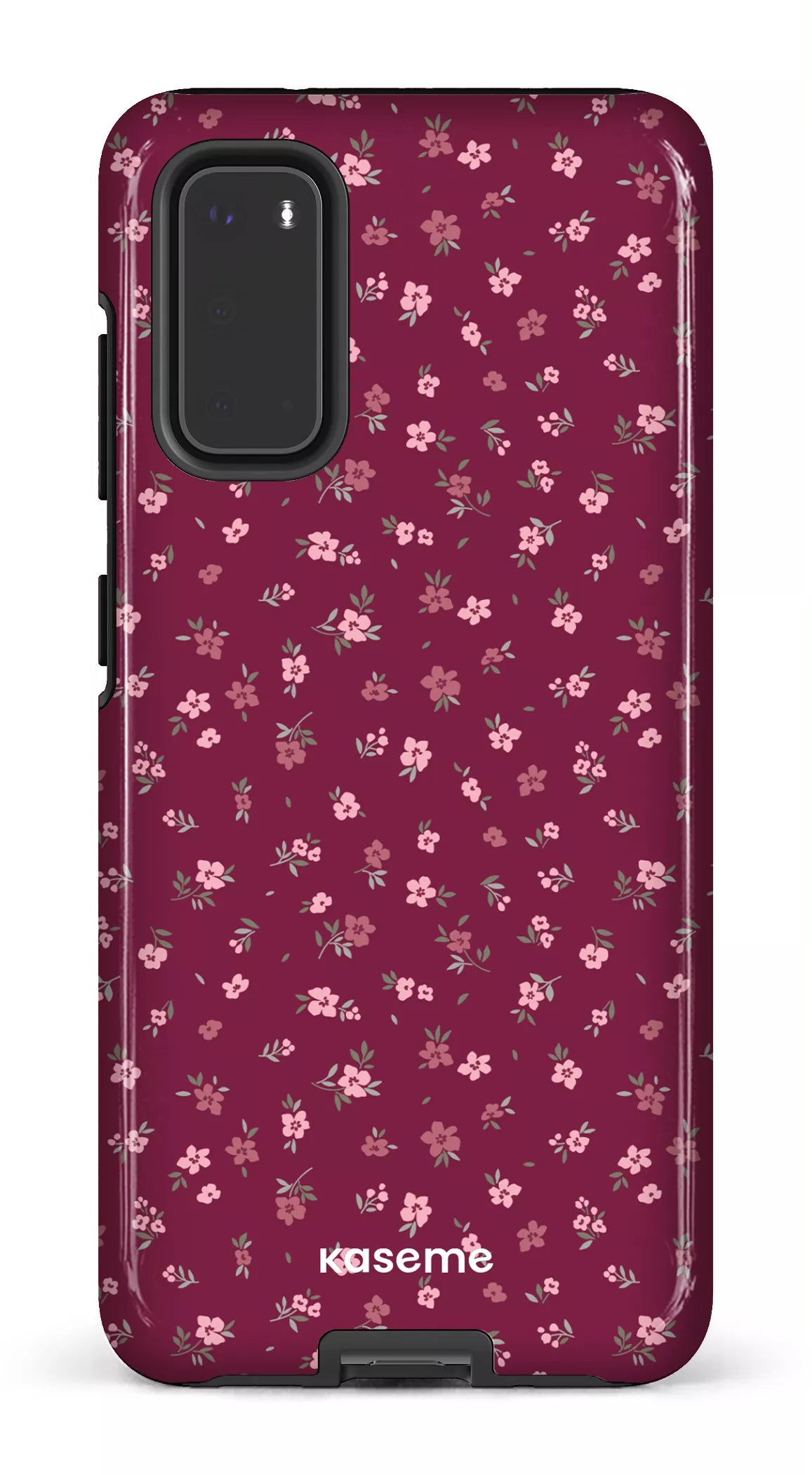 Galaxy S20 Tough Porcelain Blossom Burgundy -