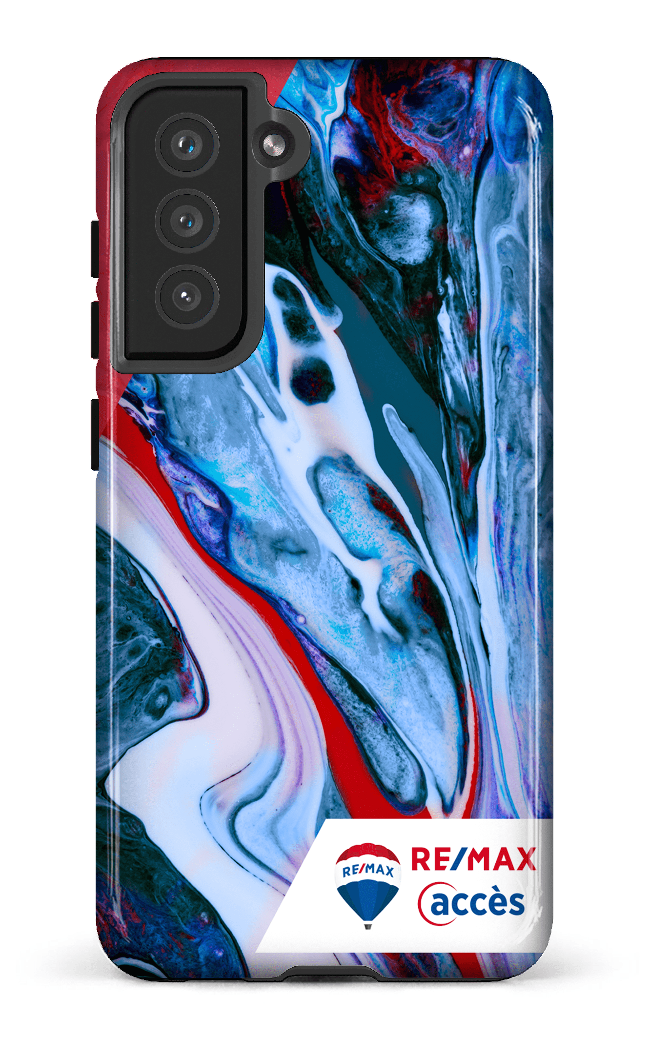 Galaxy S21 FE Tough Peinture marbrée claire -