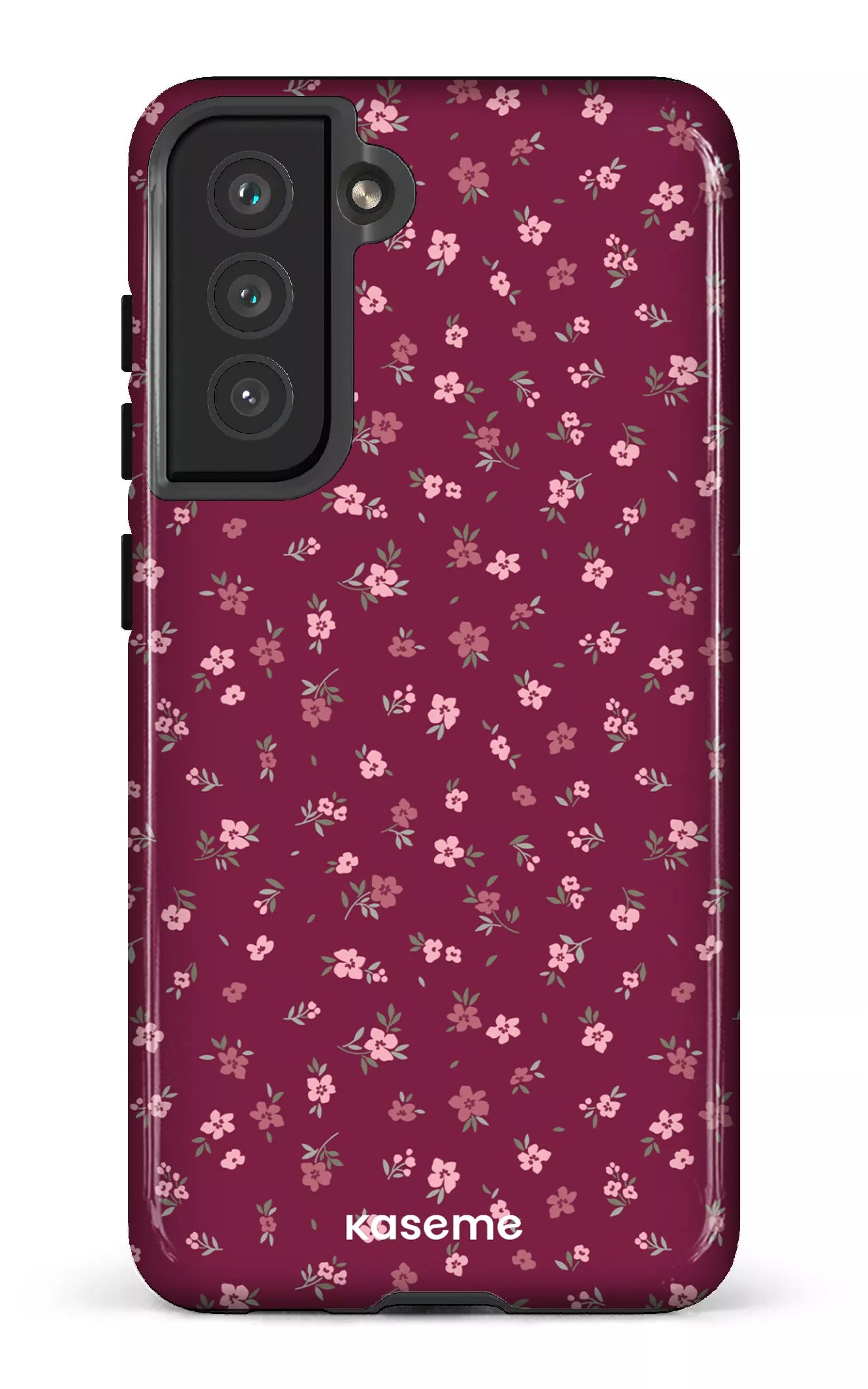 Galaxy S21 FE Tough Porcelain Blossom Burgundy -