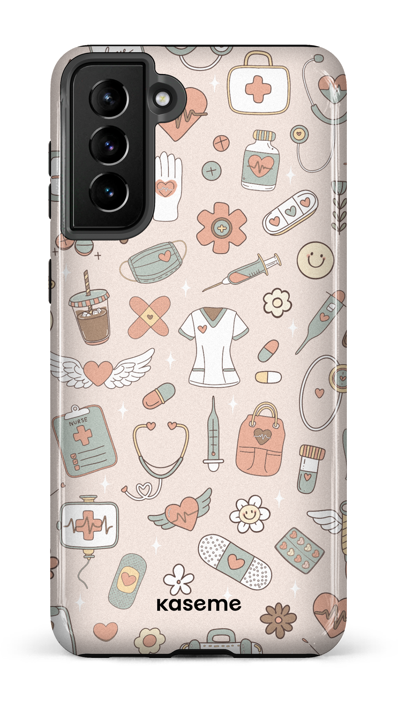 Galaxy S21 Plus Tough Code Beige -