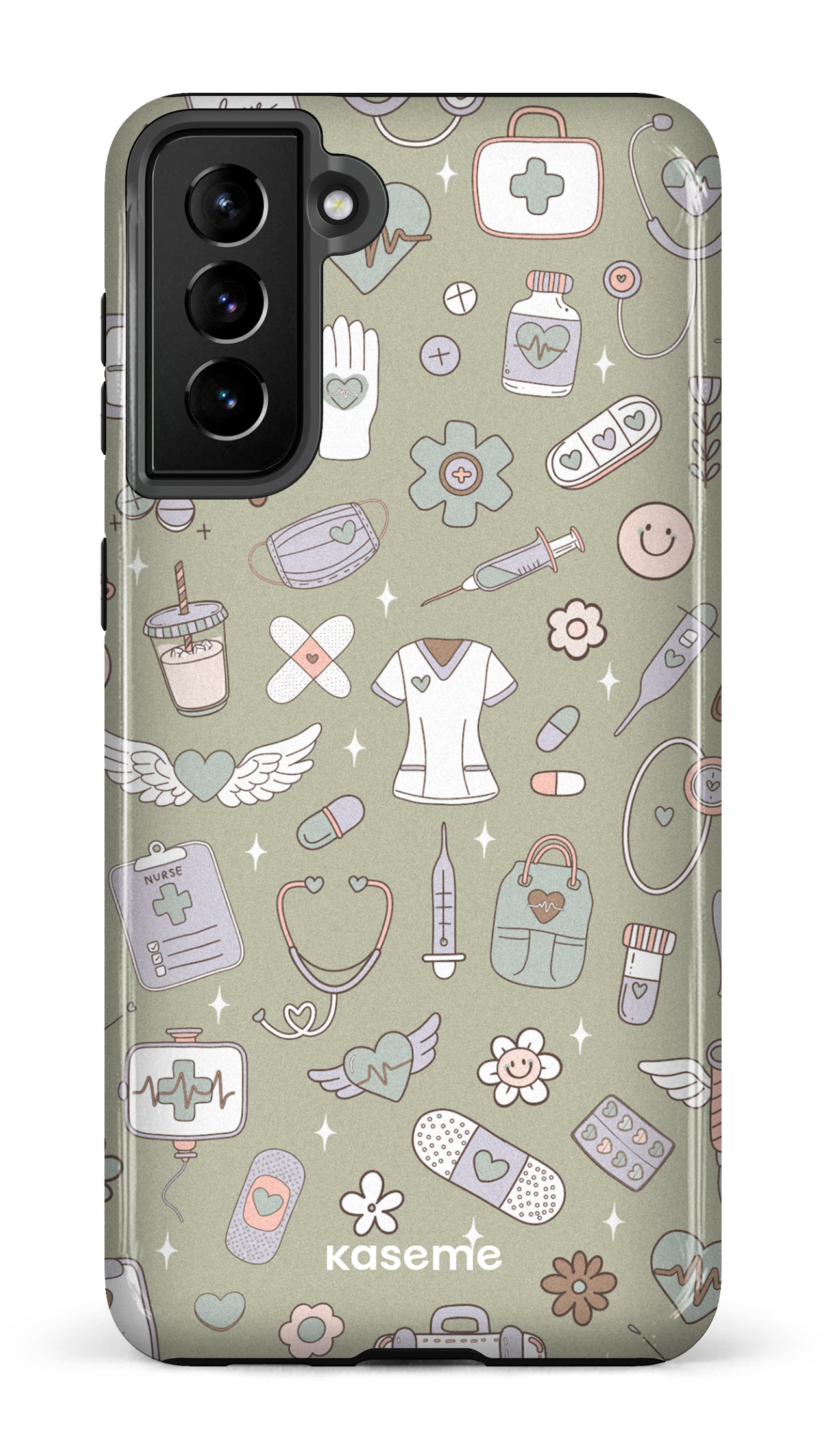 Galaxy S21 Plus Tough Code Green -