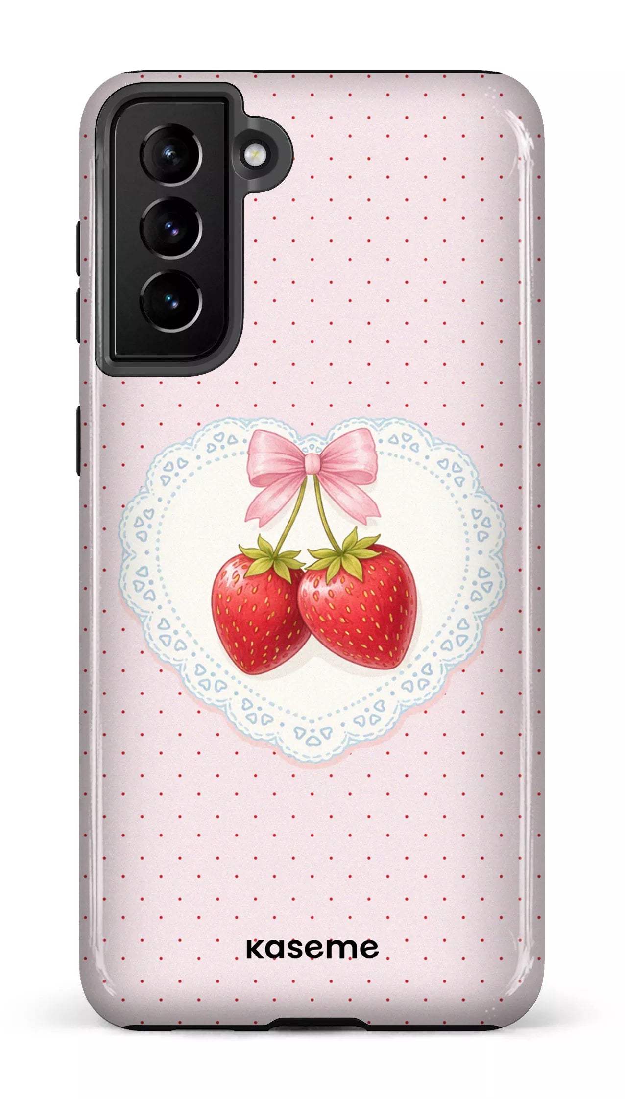 Galaxy S21 Plus Tough Fresa Lace Pink -