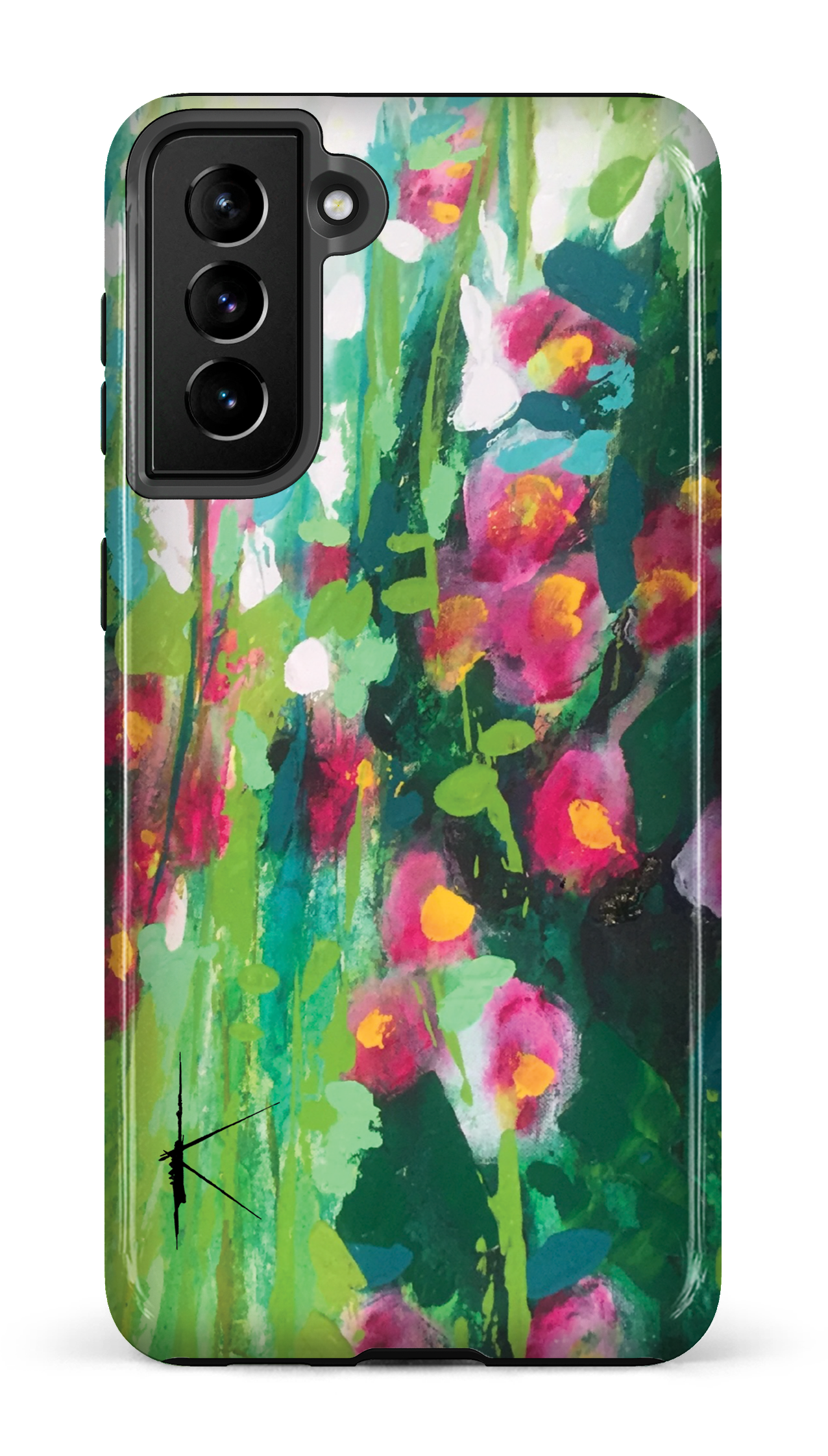 Galaxy S21 Plus Tough La Rose Trémière par Kristine Girard -