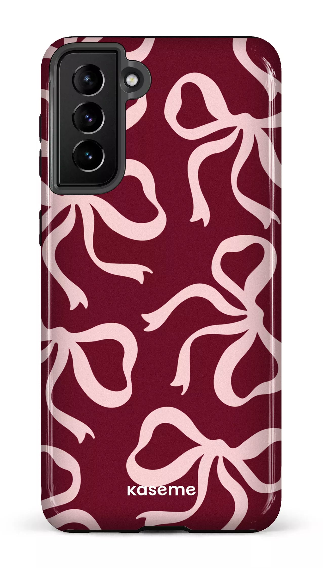 Galaxy S21 Plus Tough Lace Burgundy & Pink -