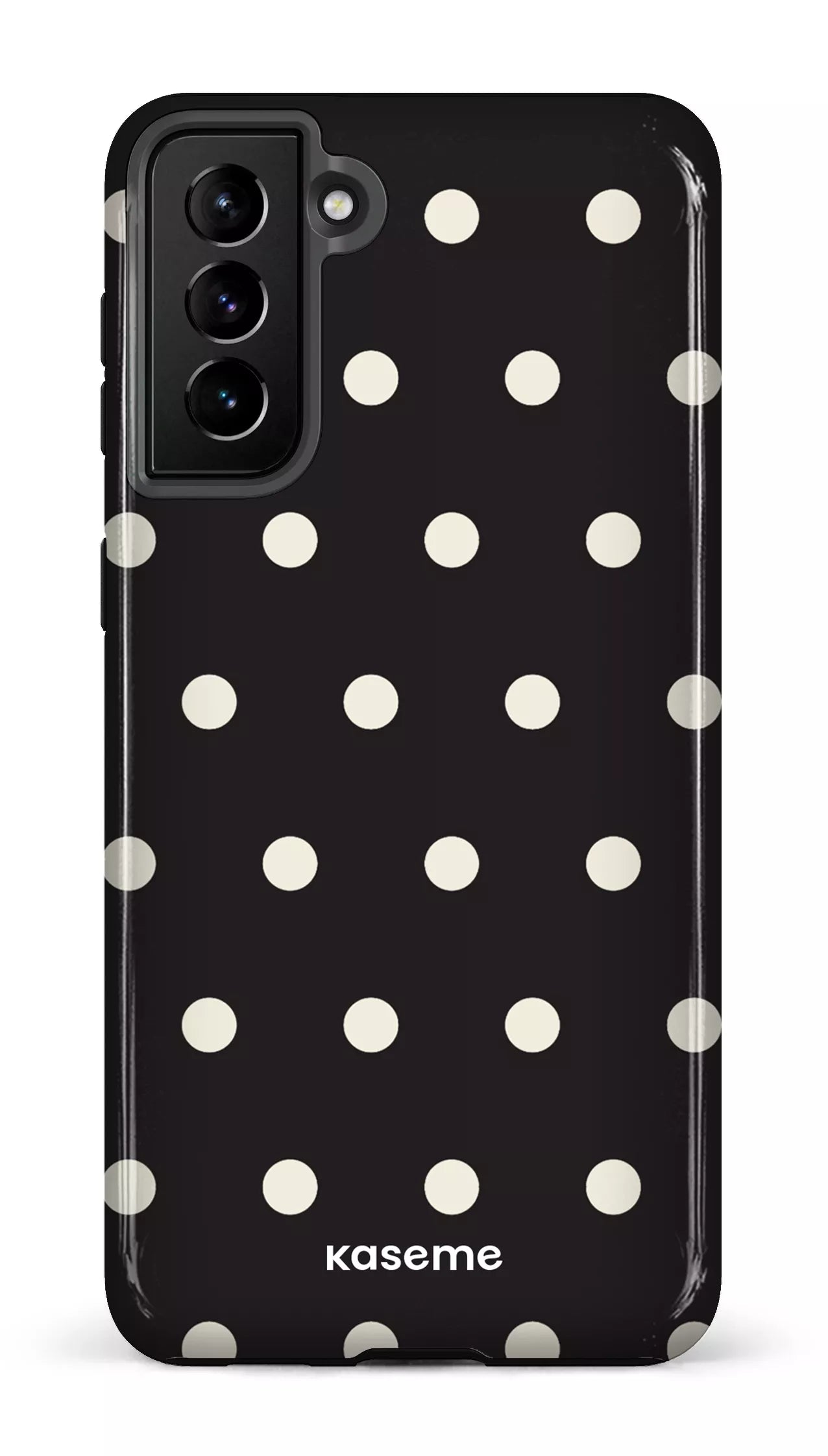 Galaxy S21 Plus Tough Polka Black -