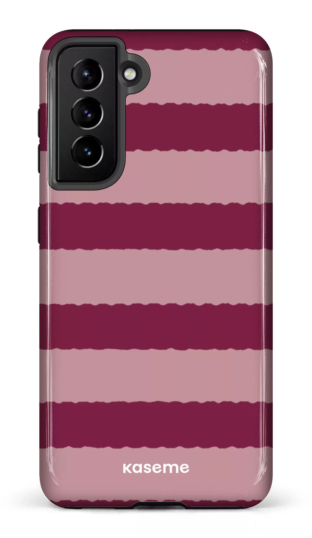 Galaxy S21 Tough Aligned Burgundy -