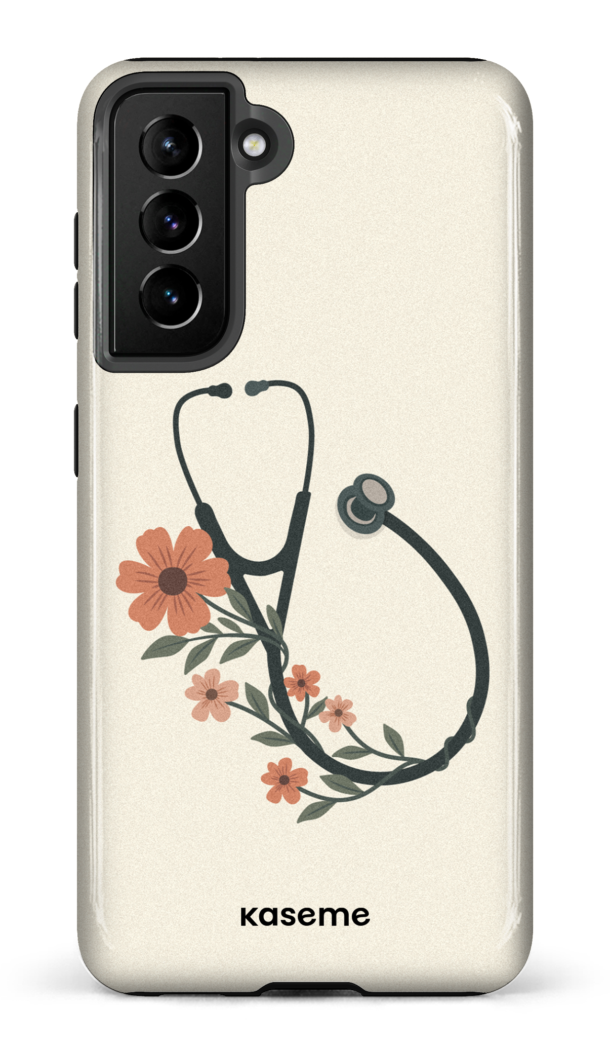 Galaxy S21 Tough Blossom Beat Beige -