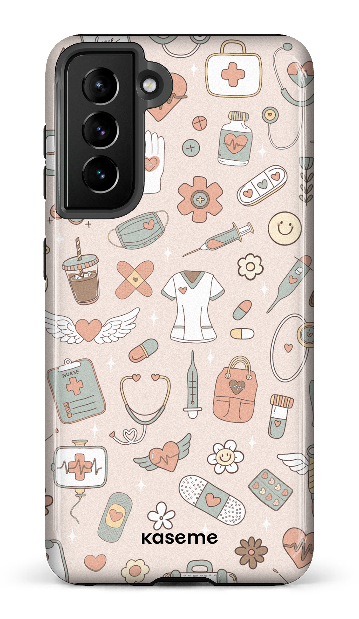 Galaxy S21 Tough Code Beige -