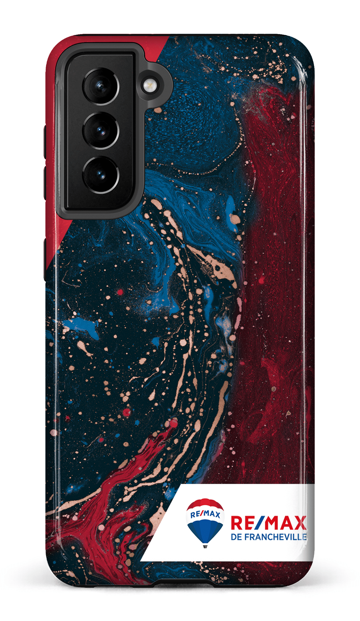 Galaxy S21 Tough Peinture marbrée sombre de Francheville -