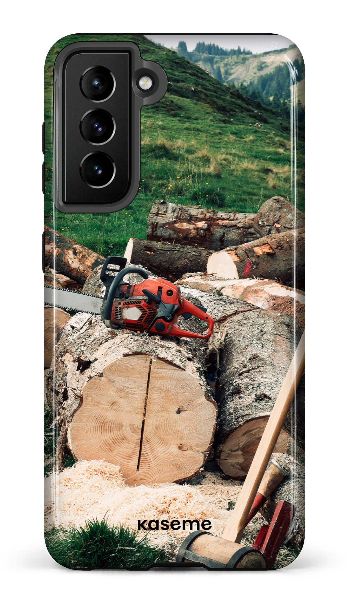 Galaxy S21 Tough Timber Cut -