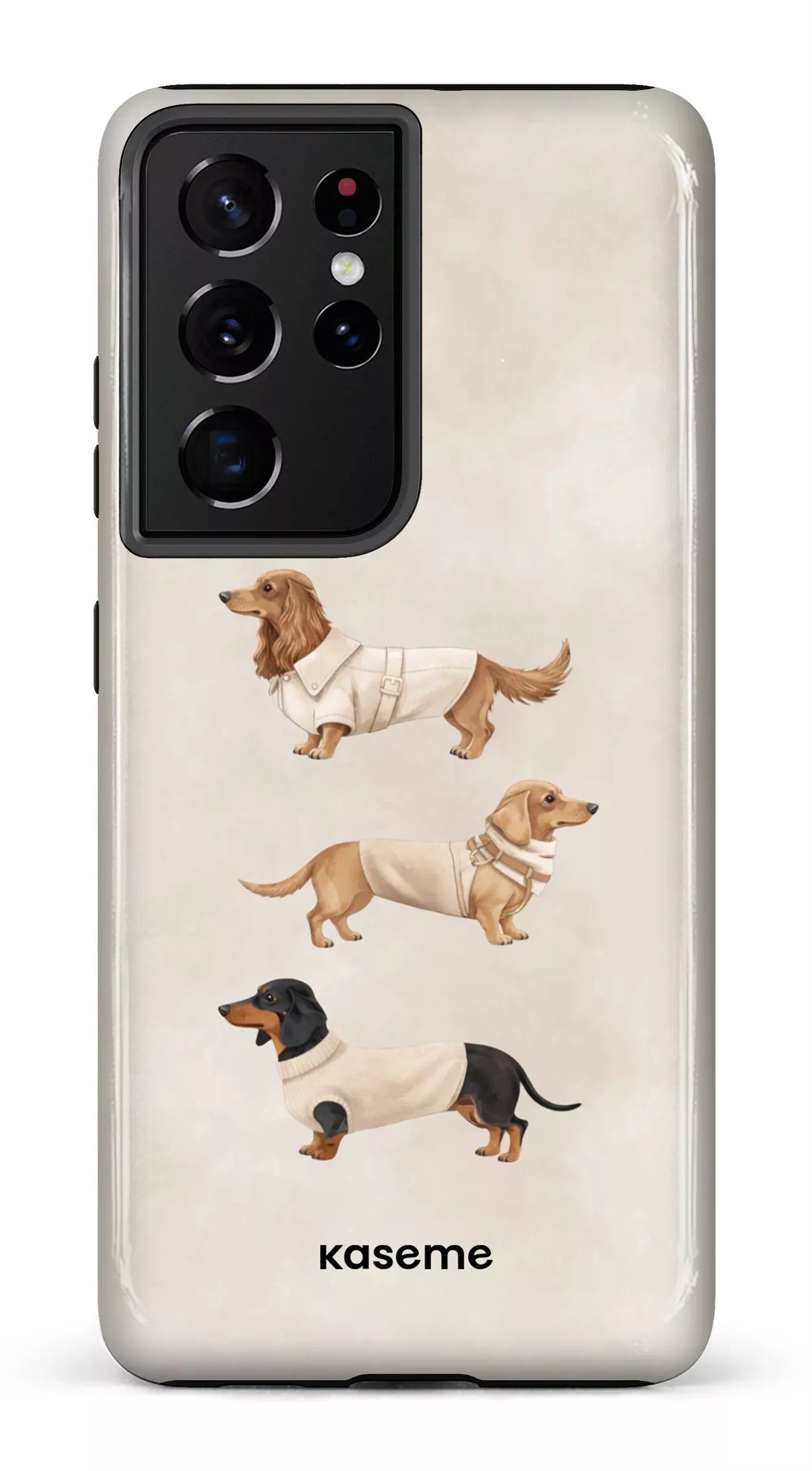 Galaxy S21 Ultra Tough Doxies Club Beige -