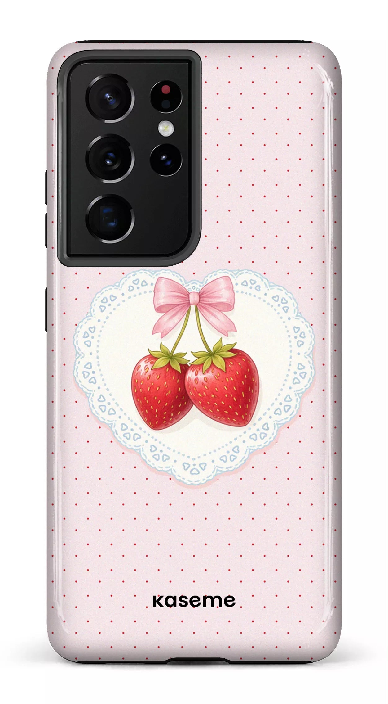Galaxy S21 Ultra Tough Fresa Lace Pink -