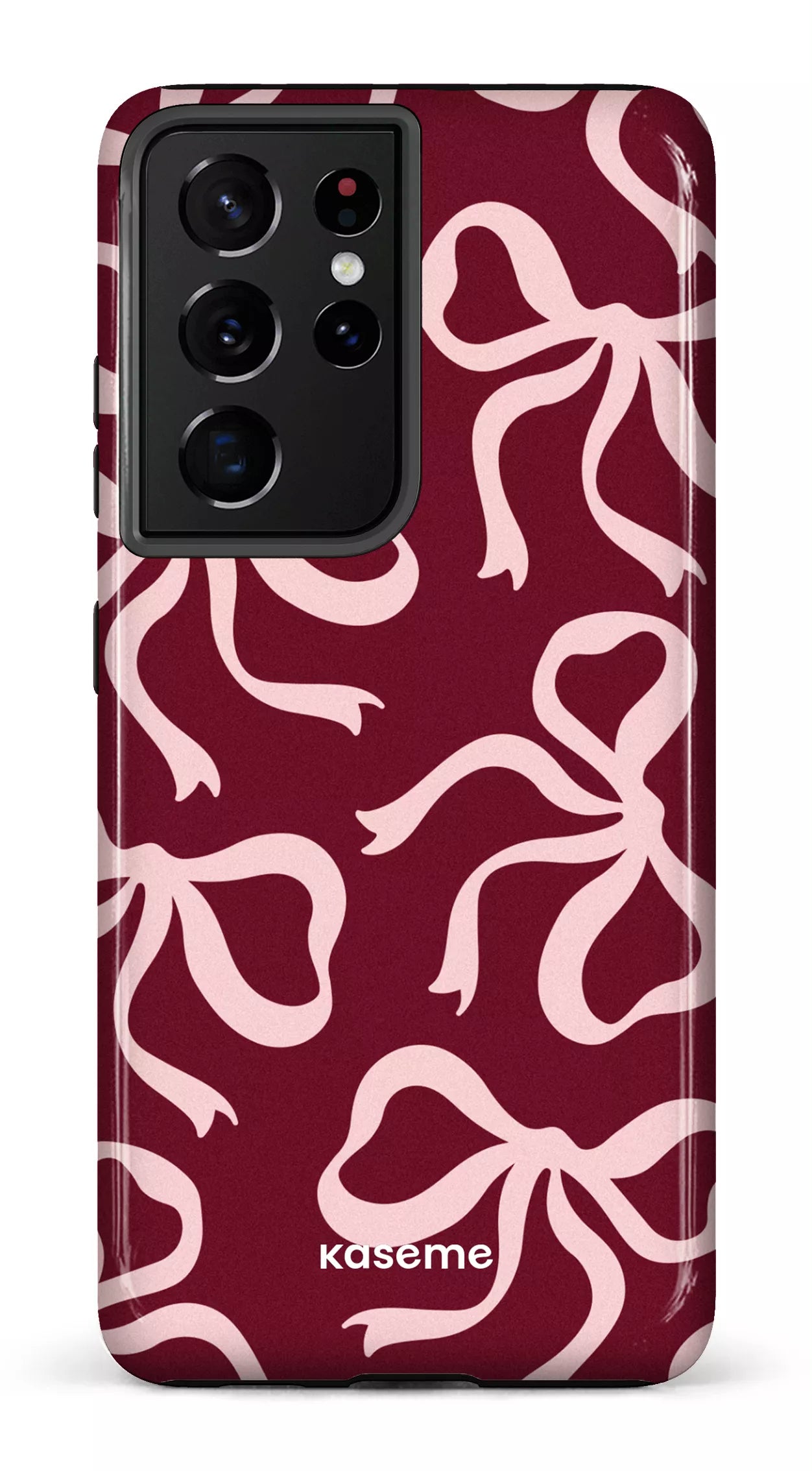 Galaxy S21 Ultra Tough Lace Burgundy & Pink -