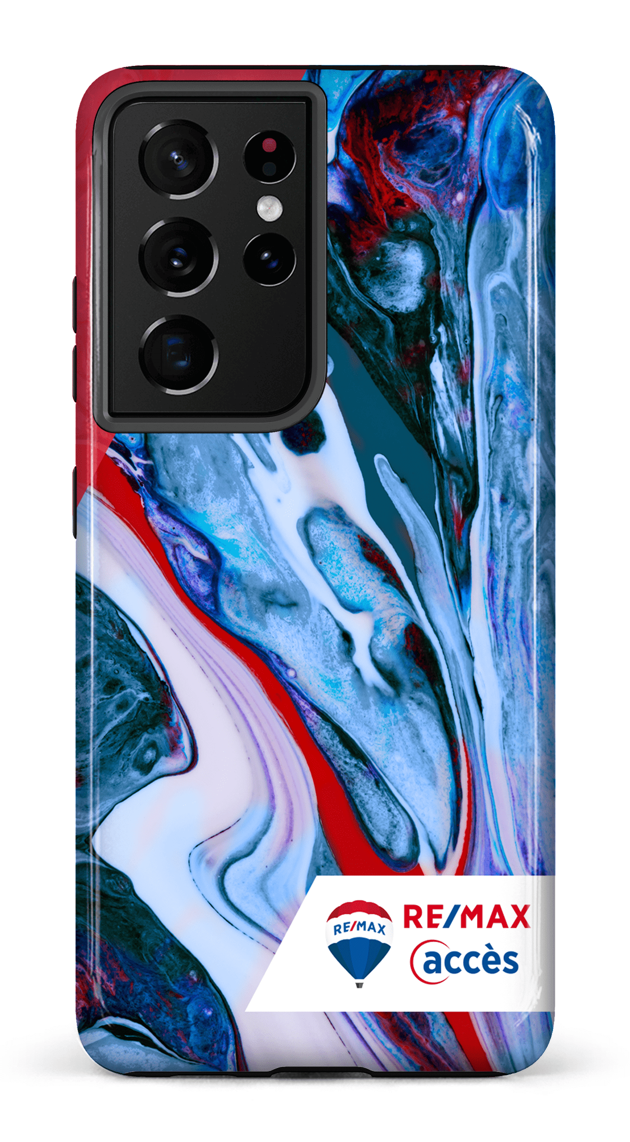 Galaxy S21 Ultra Tough Peinture marbrée claire -