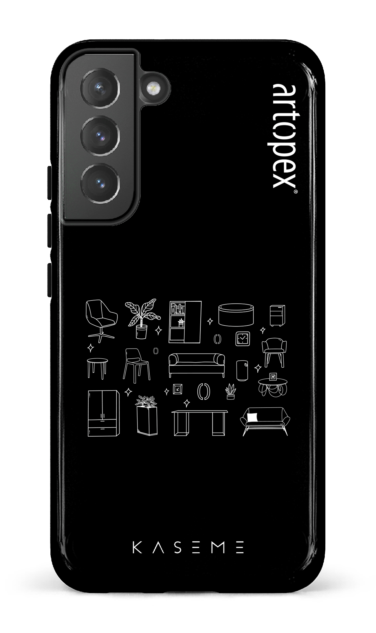 Galaxy S22 Plus Tough L'essentiel noir par Artopex -