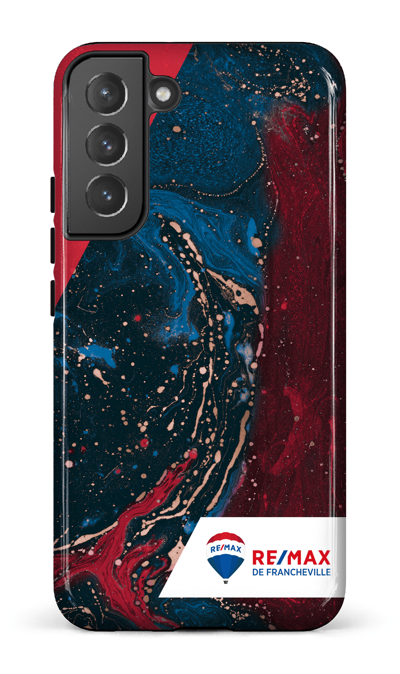 Galaxy S22 Plus Tough Peinture marbrée sombre de Francheville -