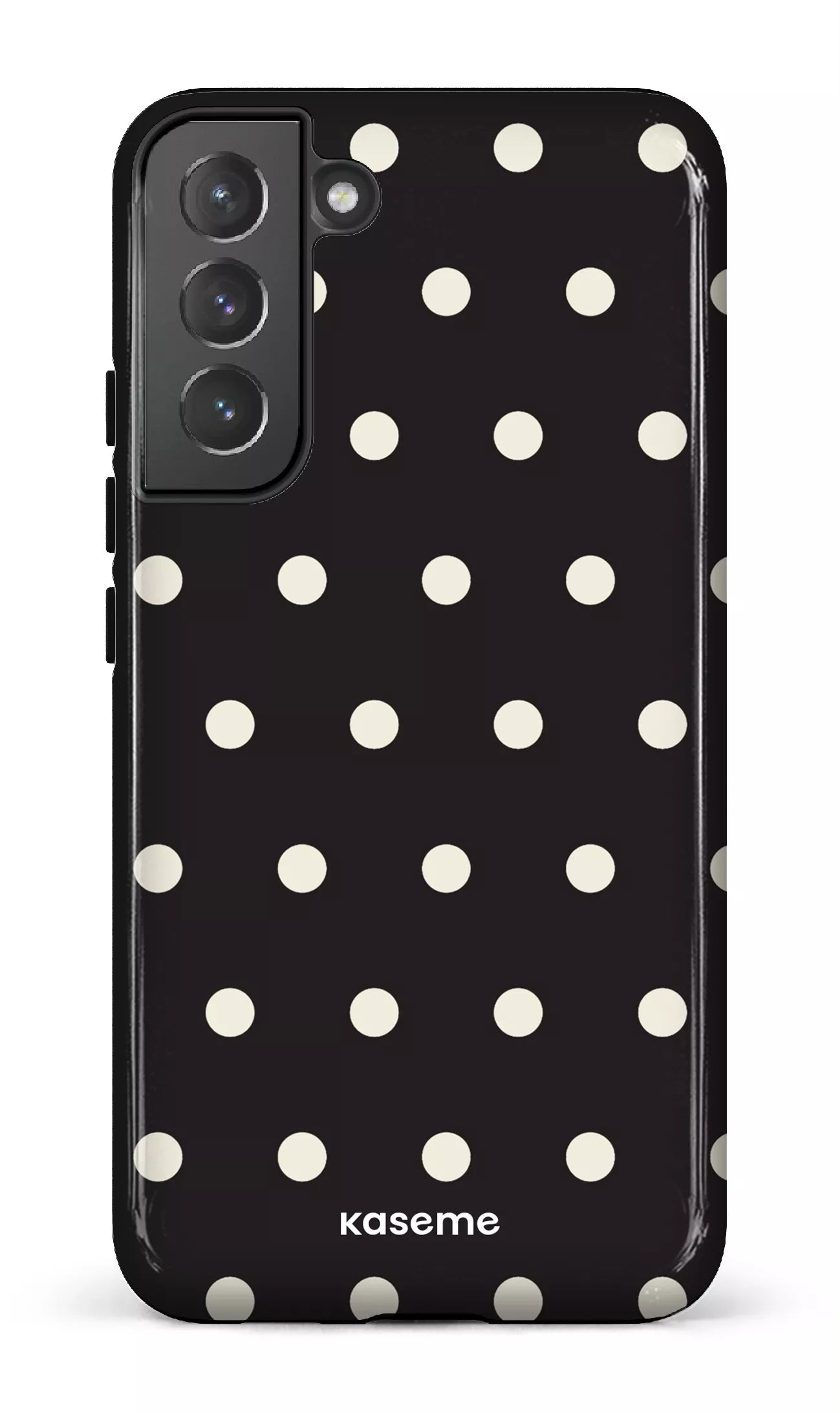 Galaxy S22 Plus Tough Polka Black -