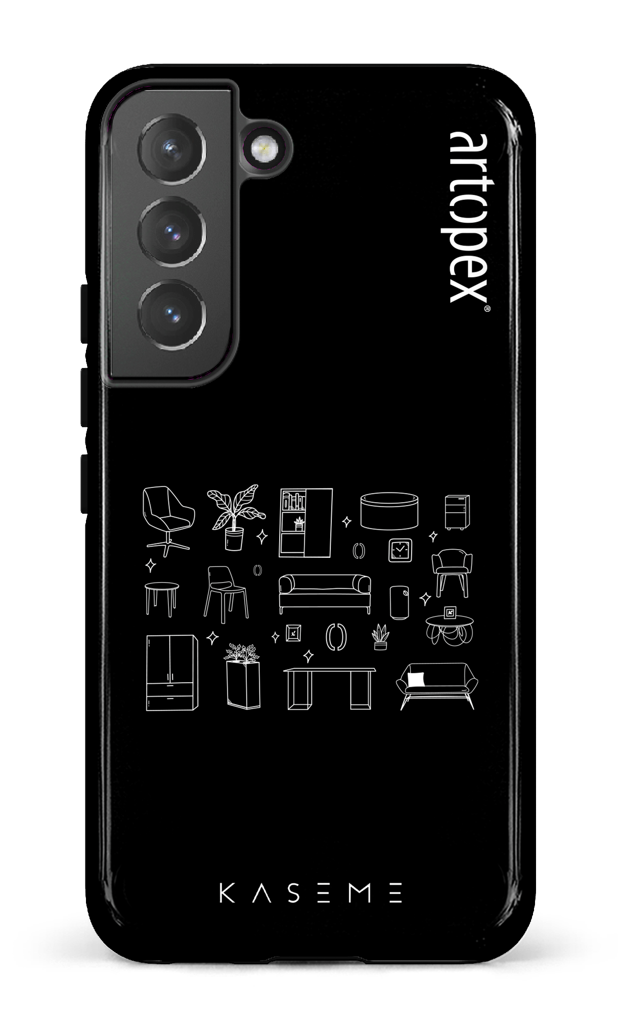 Galaxy S22 Tough L'essentiel noir par Artopex -