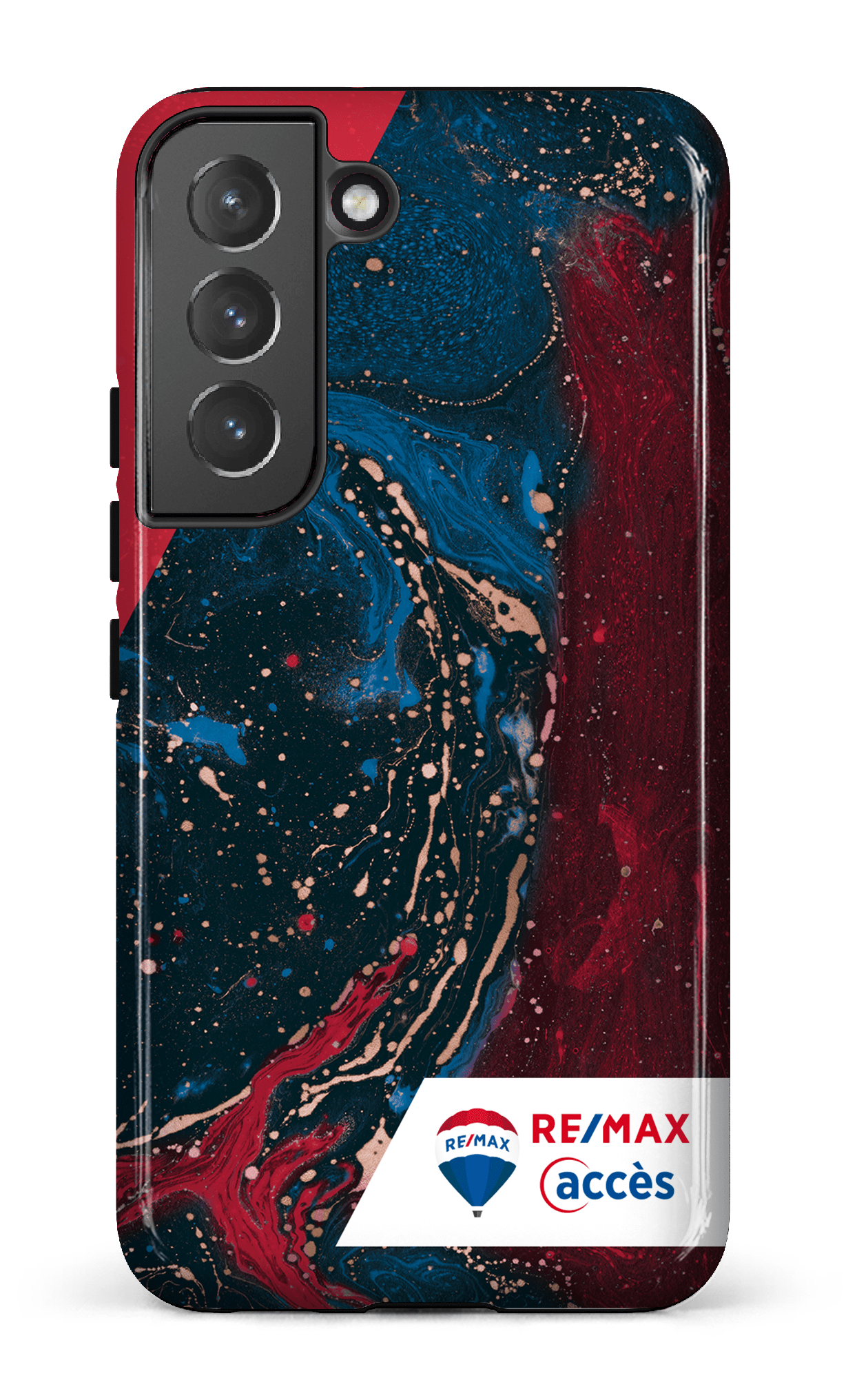 Galaxy S22 Tough Peinture marbrée sombre -
