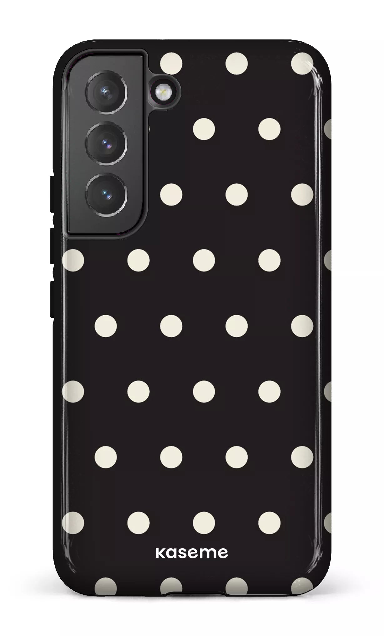 Galaxy S22 Tough Polka Black -