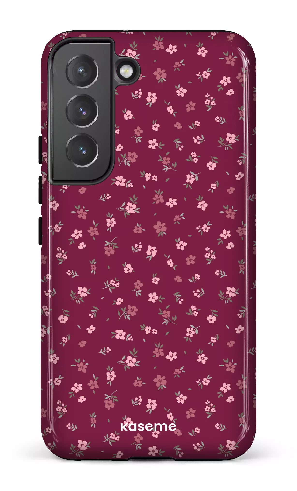 Galaxy S22 Tough Porcelain Blossom Burgundy -