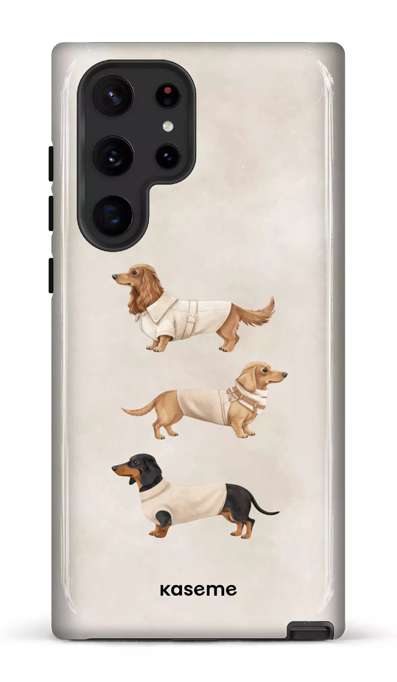 Galaxy S22 Ultra Tough Doxies Club Beige -
