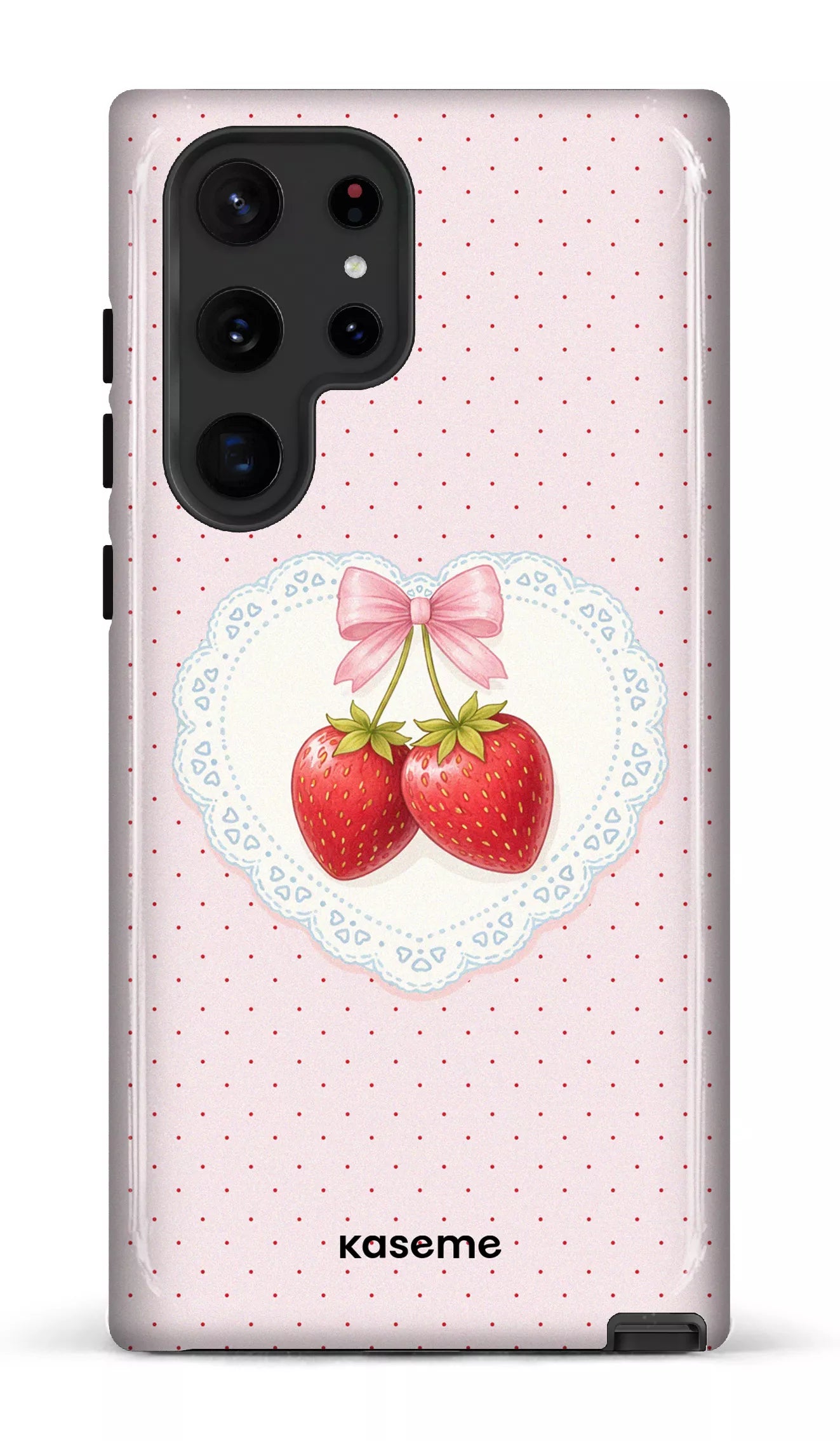 Galaxy S22 Ultra Tough Fresa Lace Pink -