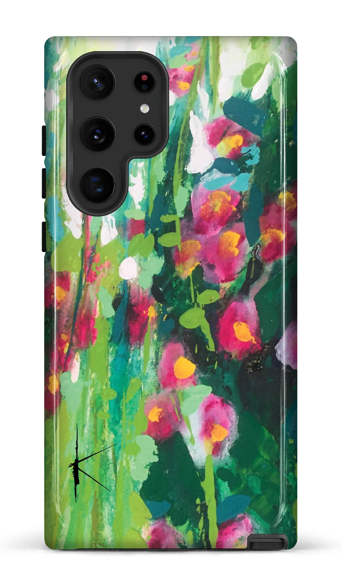 Galaxy S22 Ultra Tough La Rose Trémière par Kristine Girard -