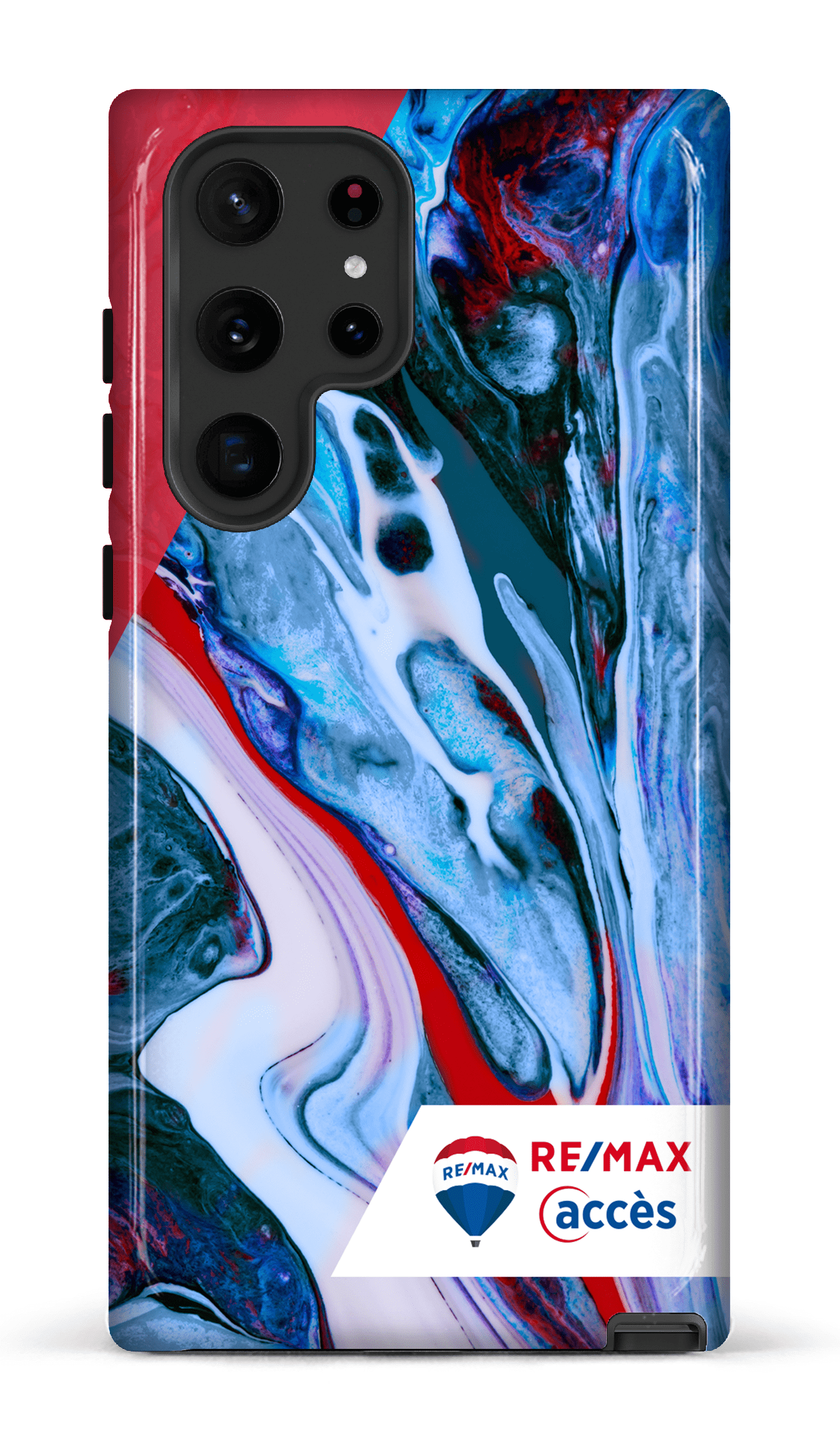 Galaxy S22 Ultra Tough Peinture marbrée claire -