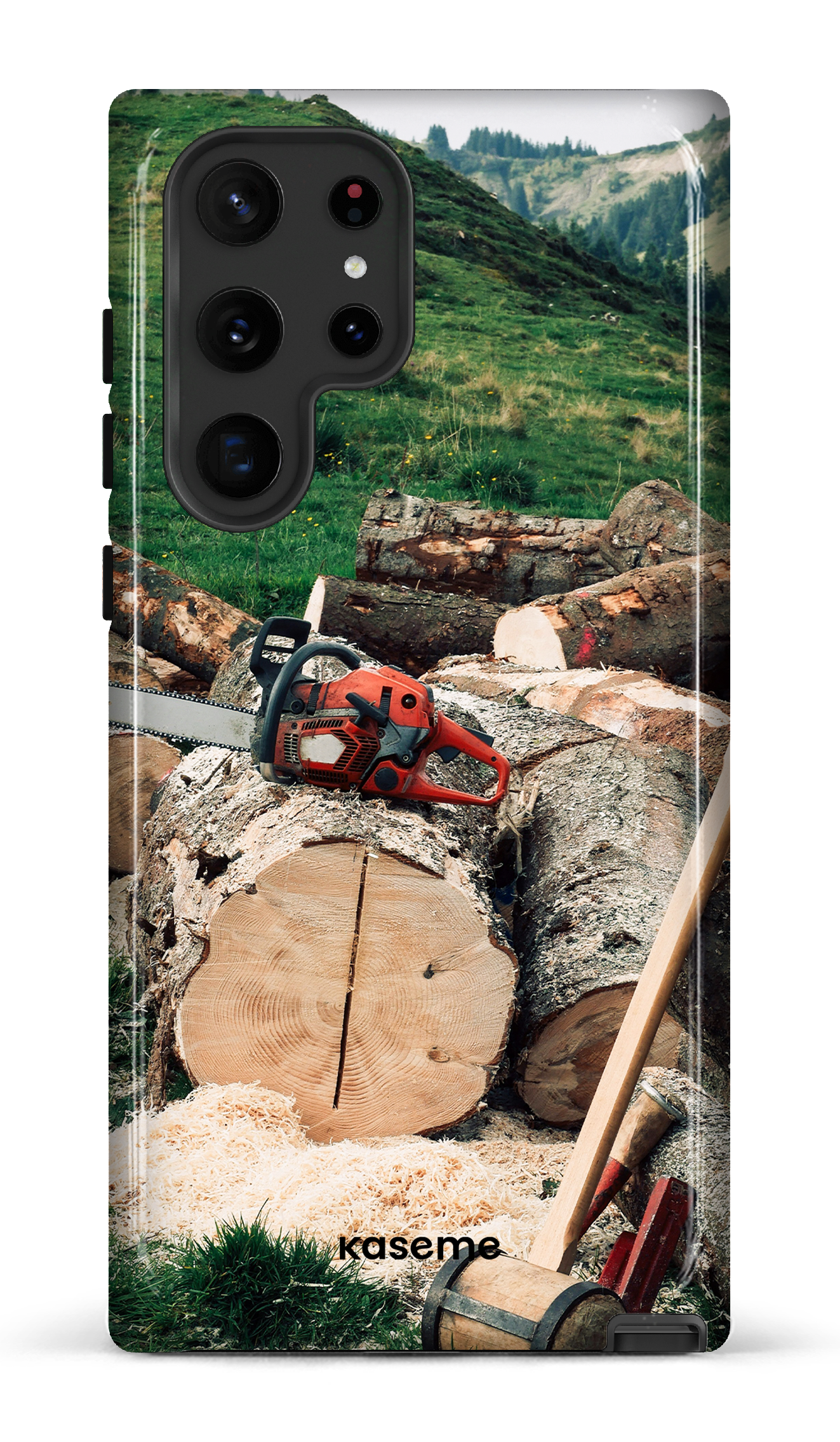 Galaxy S22 Ultra Tough Timber Cut -