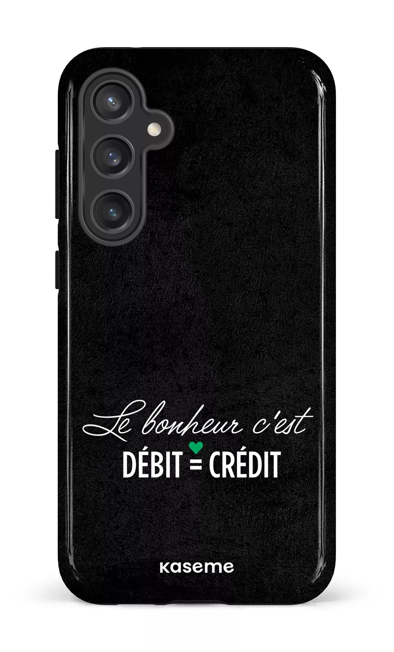 Galaxy S23 FE Tough Le bonheur c'est débit = crédit (noir) -