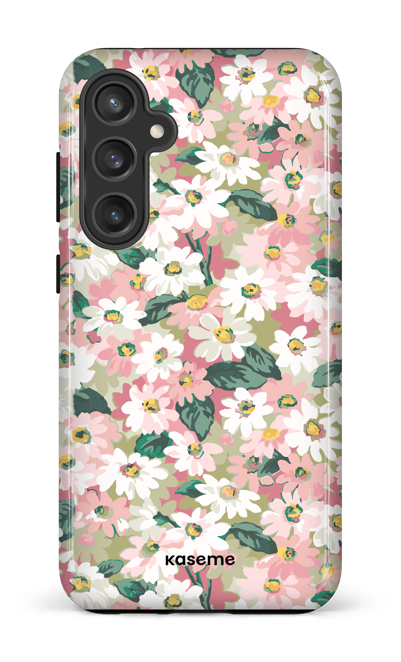 Galaxy S23 FE Tough Mosaic of blooms green -
