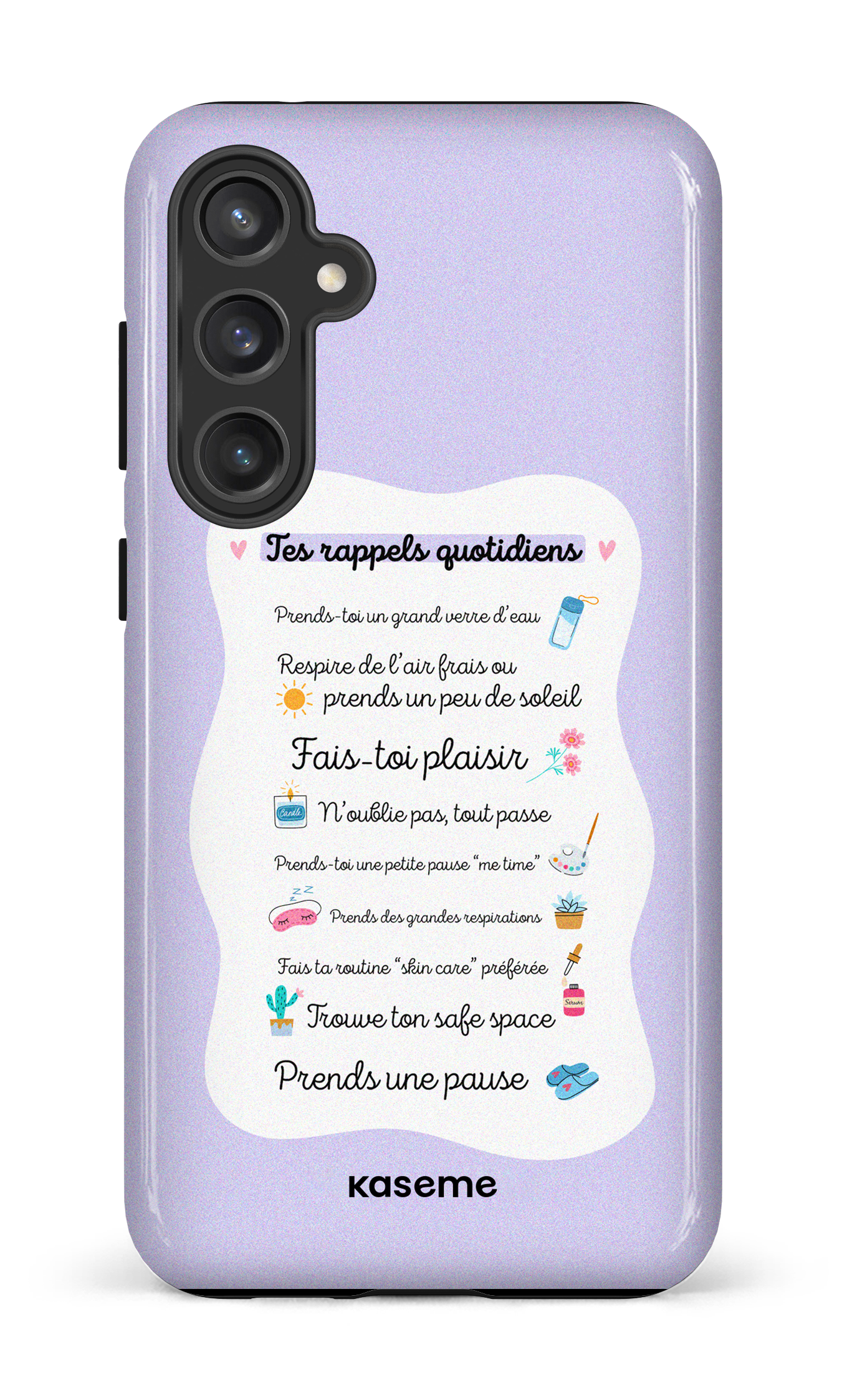 Galaxy S23 FE Tough Tes rappels quotidiens purple -