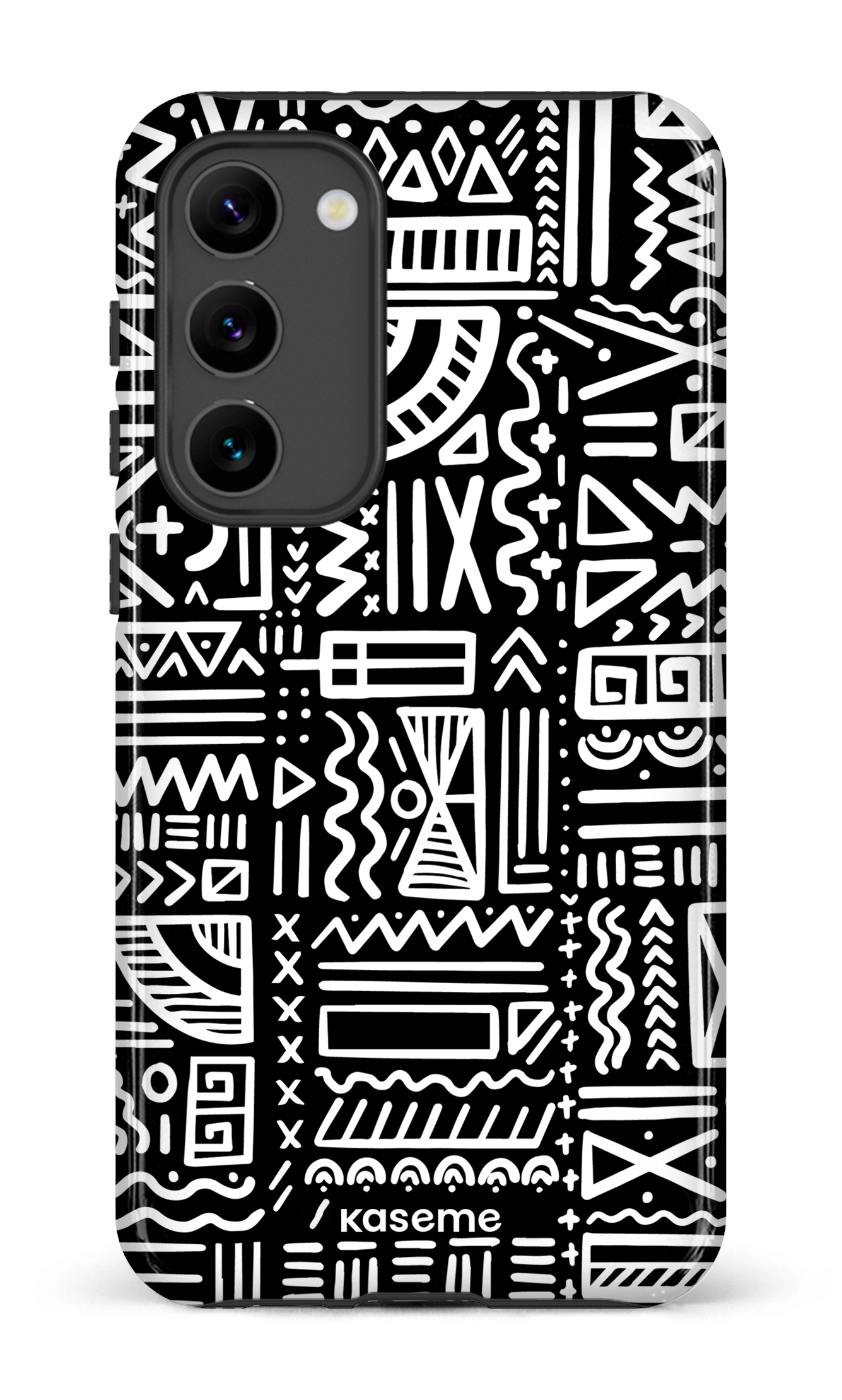 Galaxy S23 Plus Tough Gloss Aztec black -
