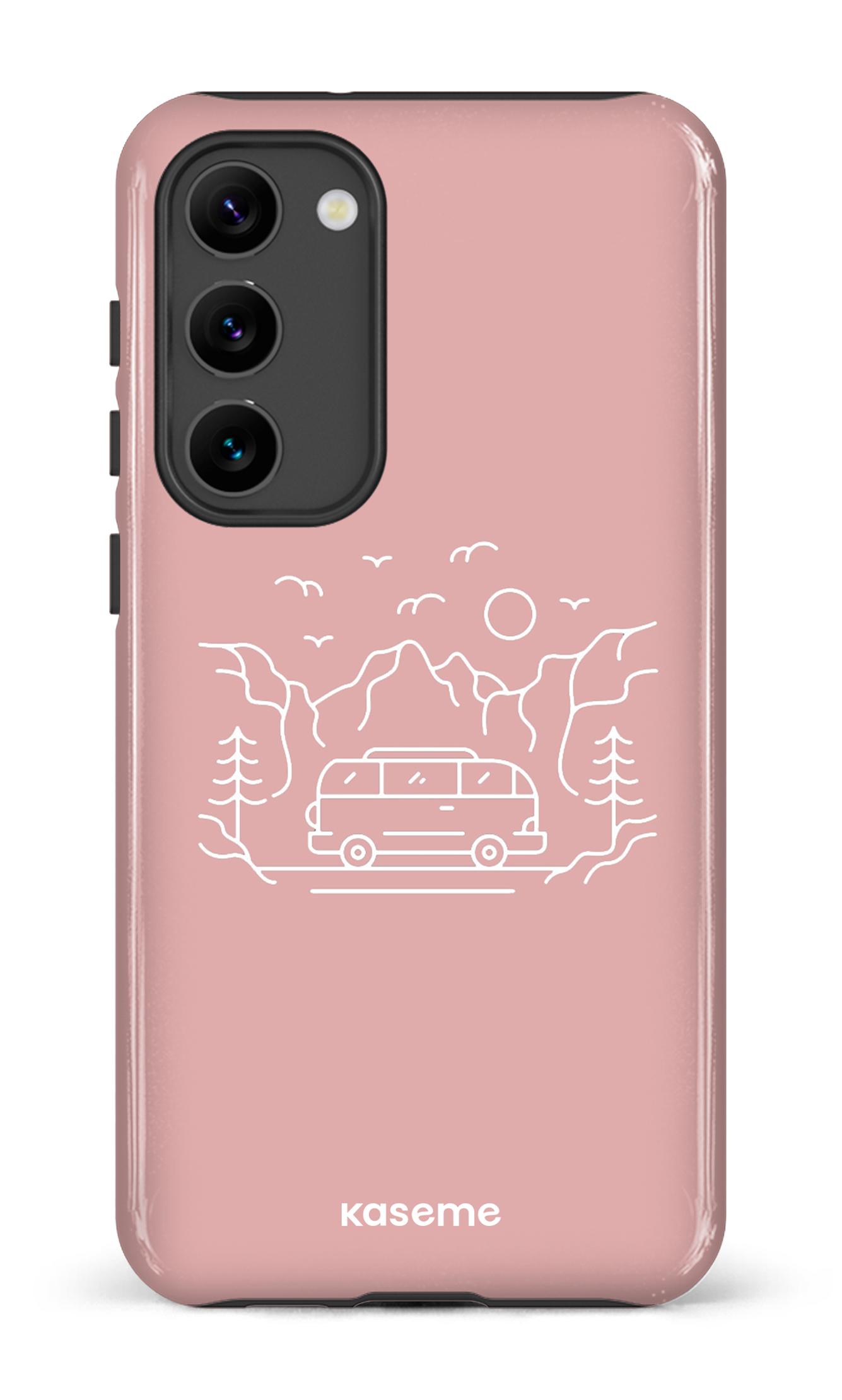 Galaxy S23 Plus Tough Gloss Camp life pink -