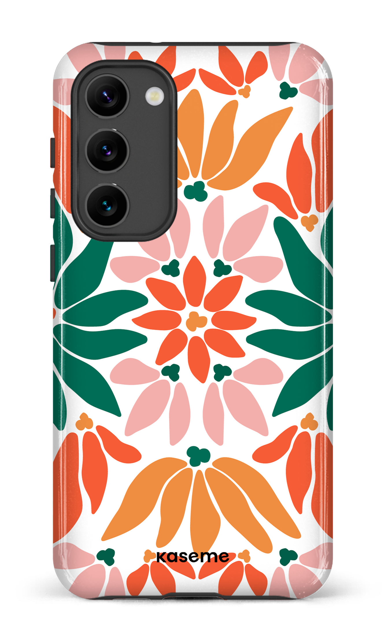 Galaxy S23 Plus Tough Gloss Christmas Bouquet white -