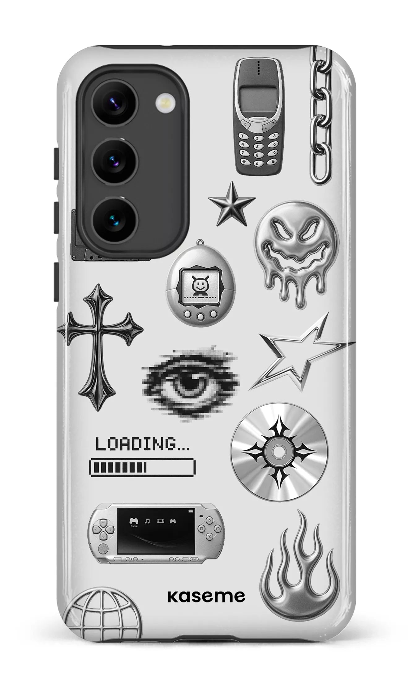 Galaxy S23 Plus Tough Gloss Chrome -