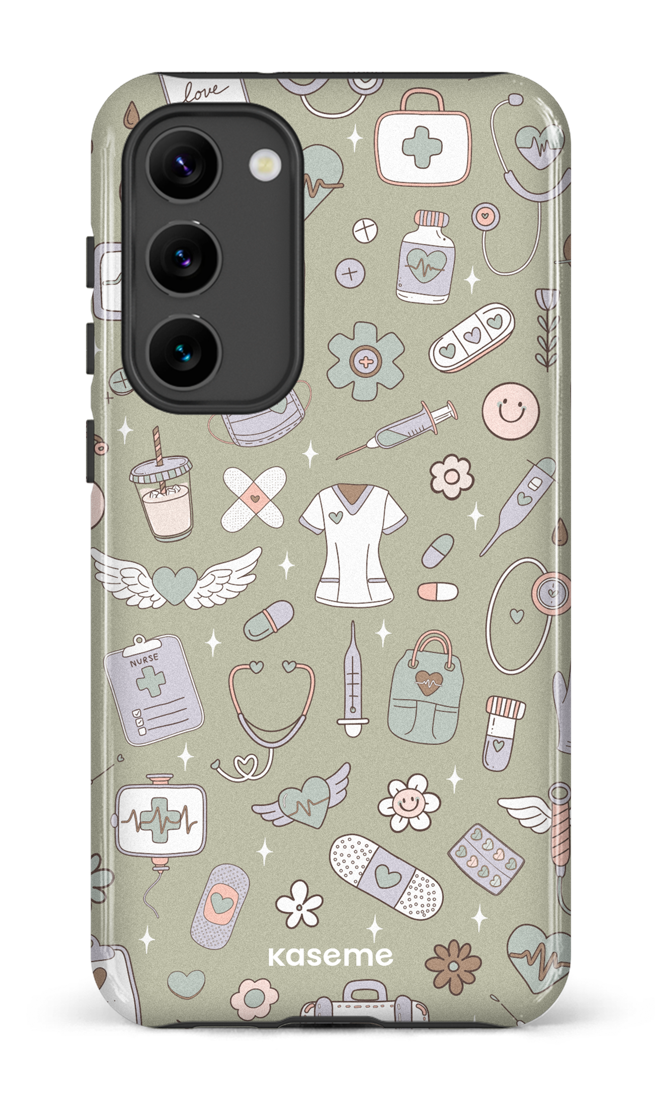 Galaxy S23 Plus Tough Gloss Code Green -