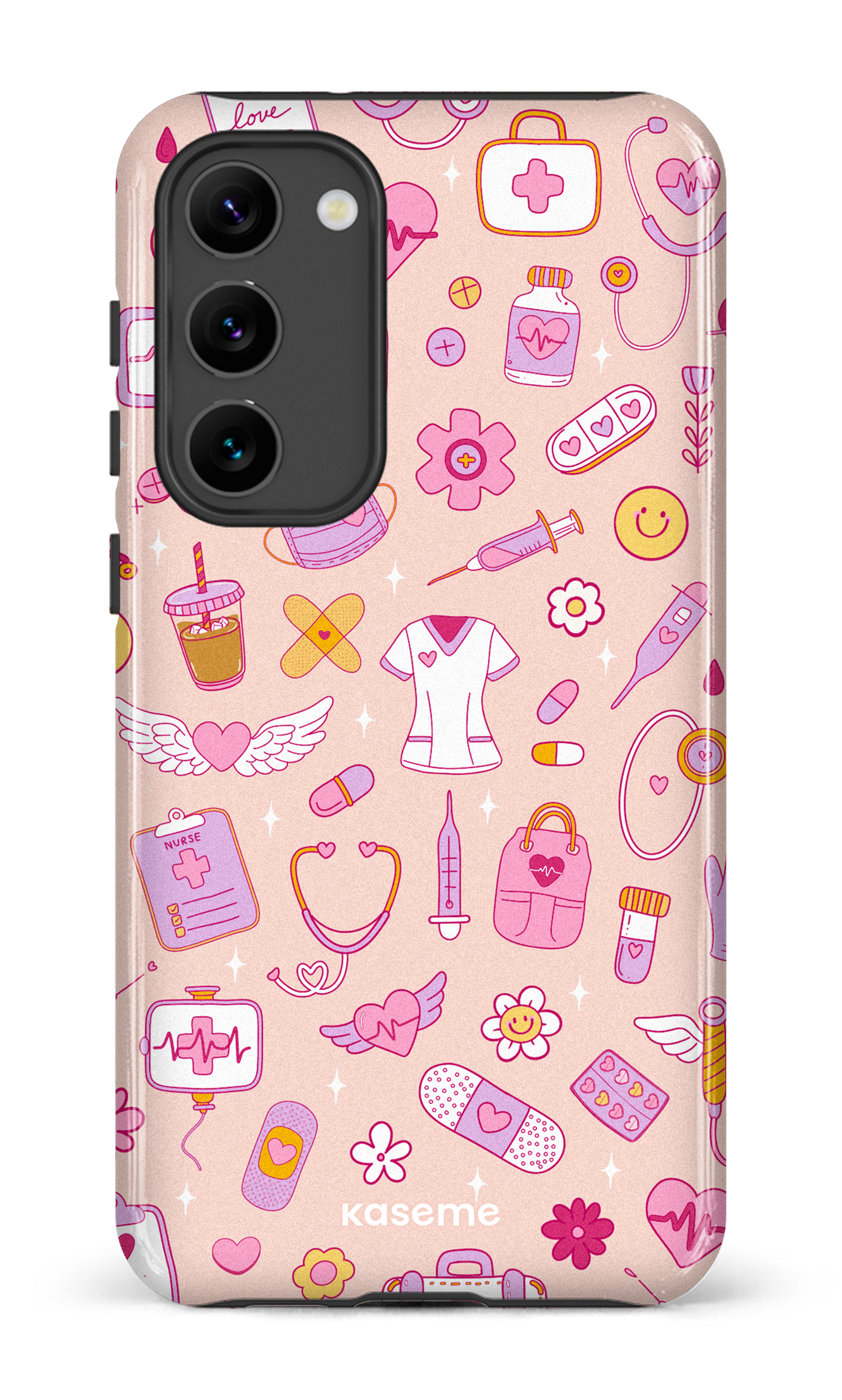 Galaxy S23 Plus Tough Gloss Code Pink -