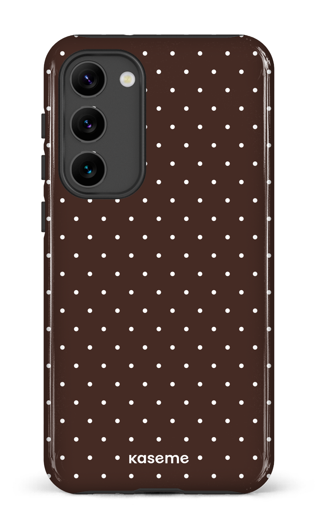 Galaxy S23 Plus Tough Gloss Ditsy Brown -