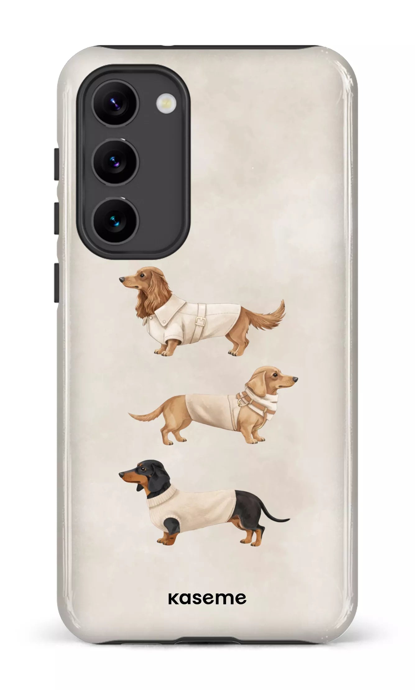 Galaxy S23 Plus Tough Gloss Doxies Club Beige -