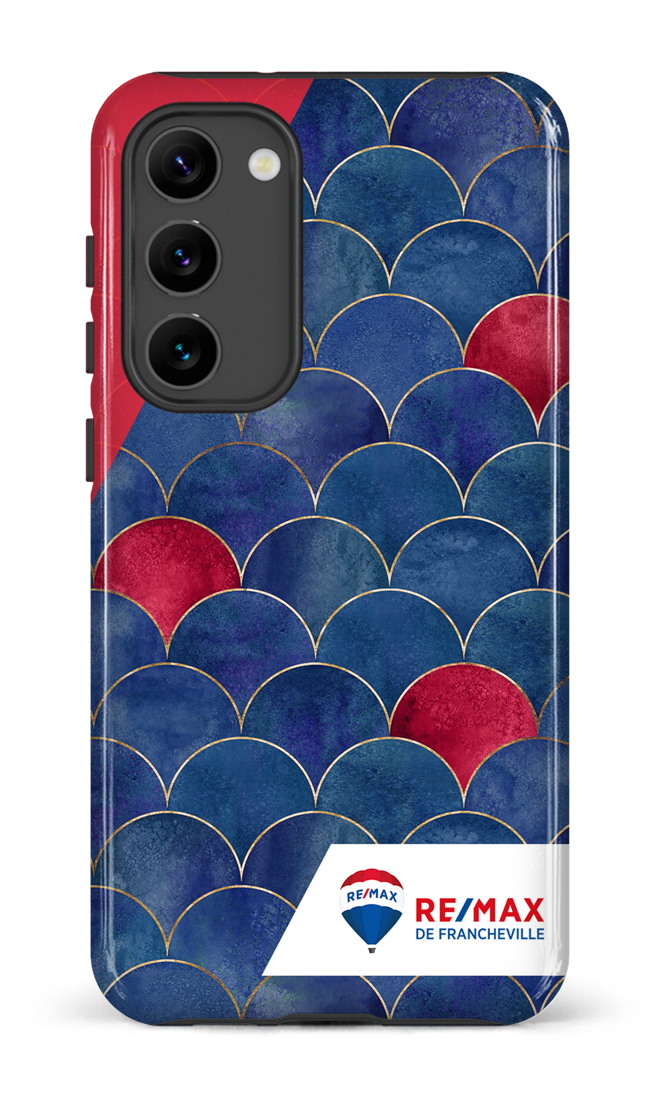 Galaxy S23 Plus Tough Gloss Écailles bicolores de Francheville -