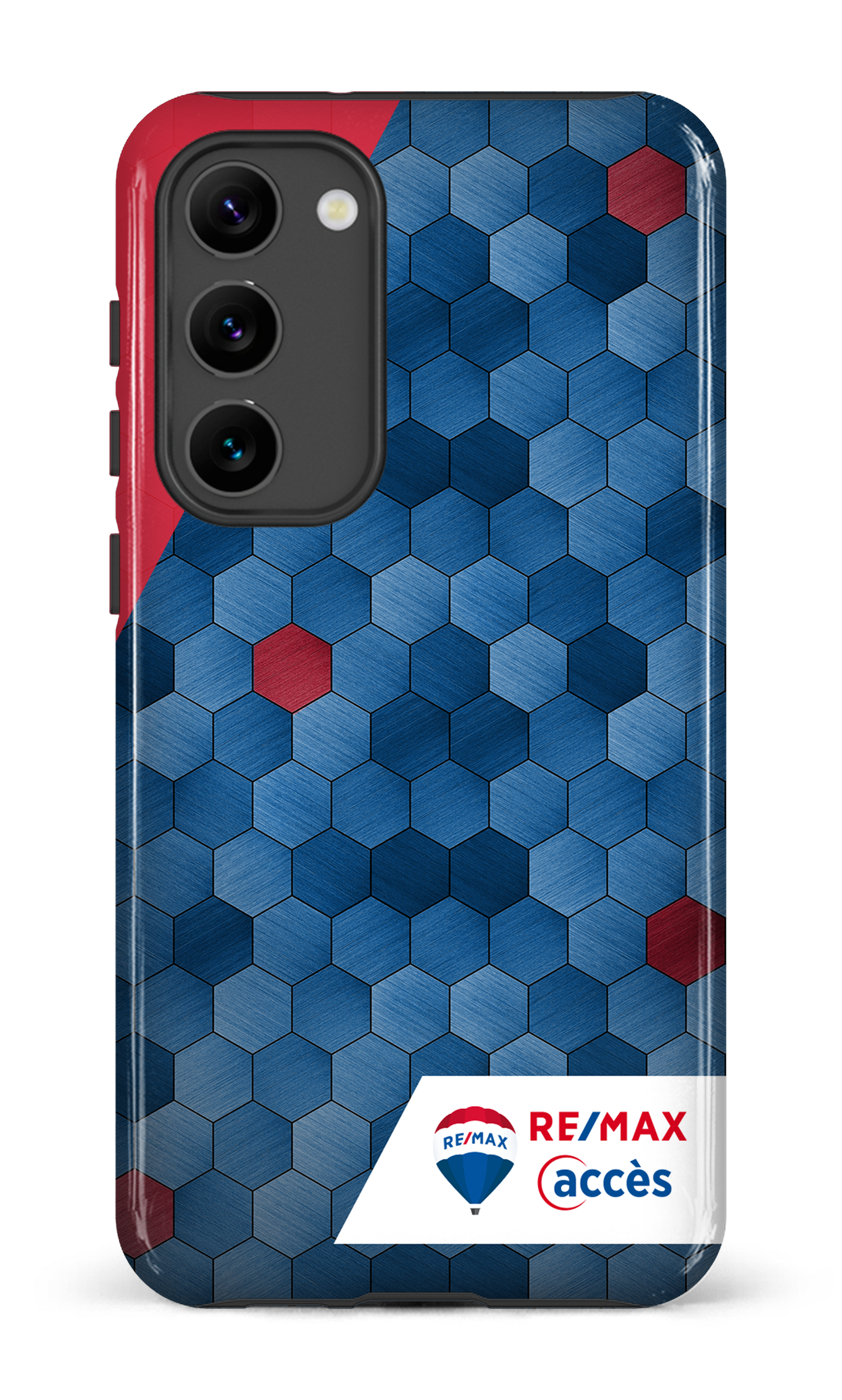 Galaxy S23 Plus Tough Gloss Exagones texturés -